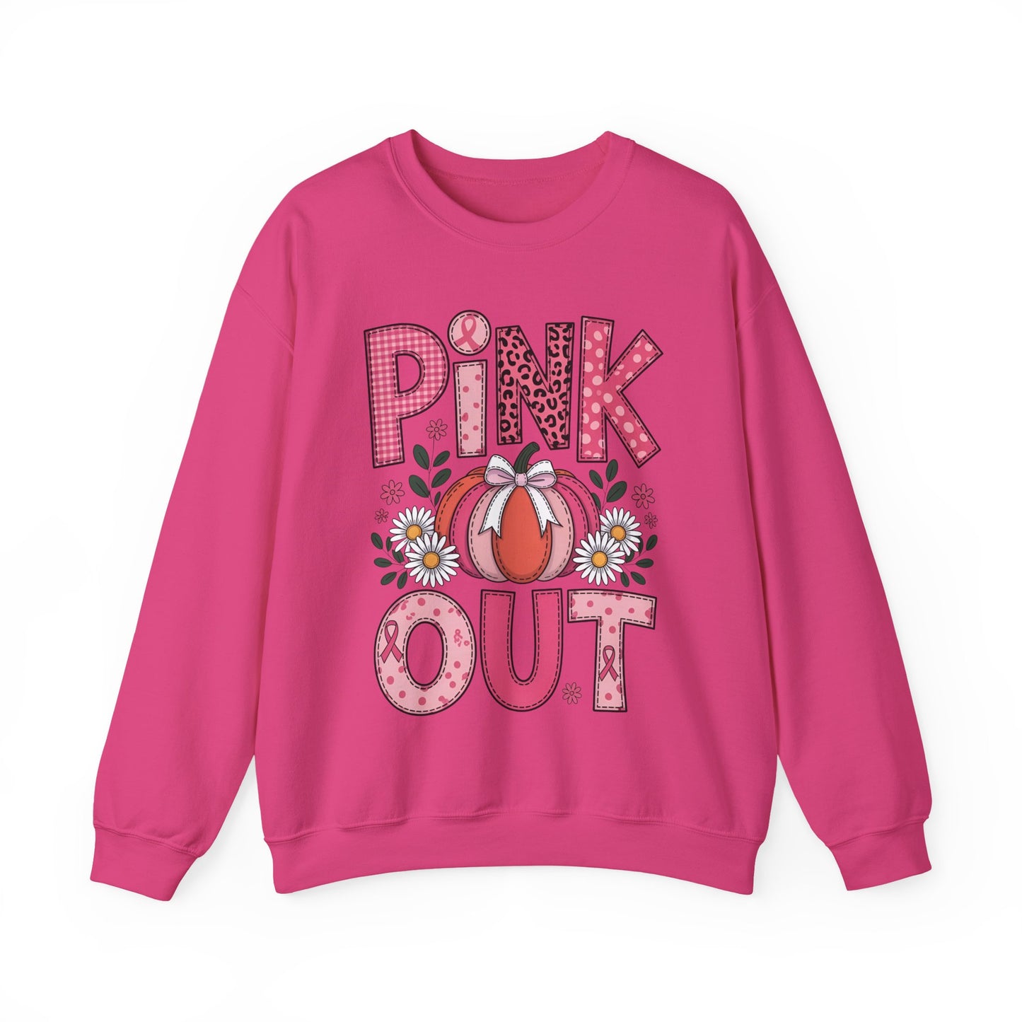 🎃🎀 Pink Out Pumpkin Sweatshirt – Fall Breast Cancer Awareness