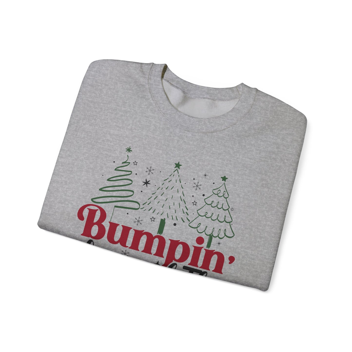 🎄👶 Bumpin’ Around the Christmas Tree Sweatshirt – Cute Holiday Maternity Top ❤️