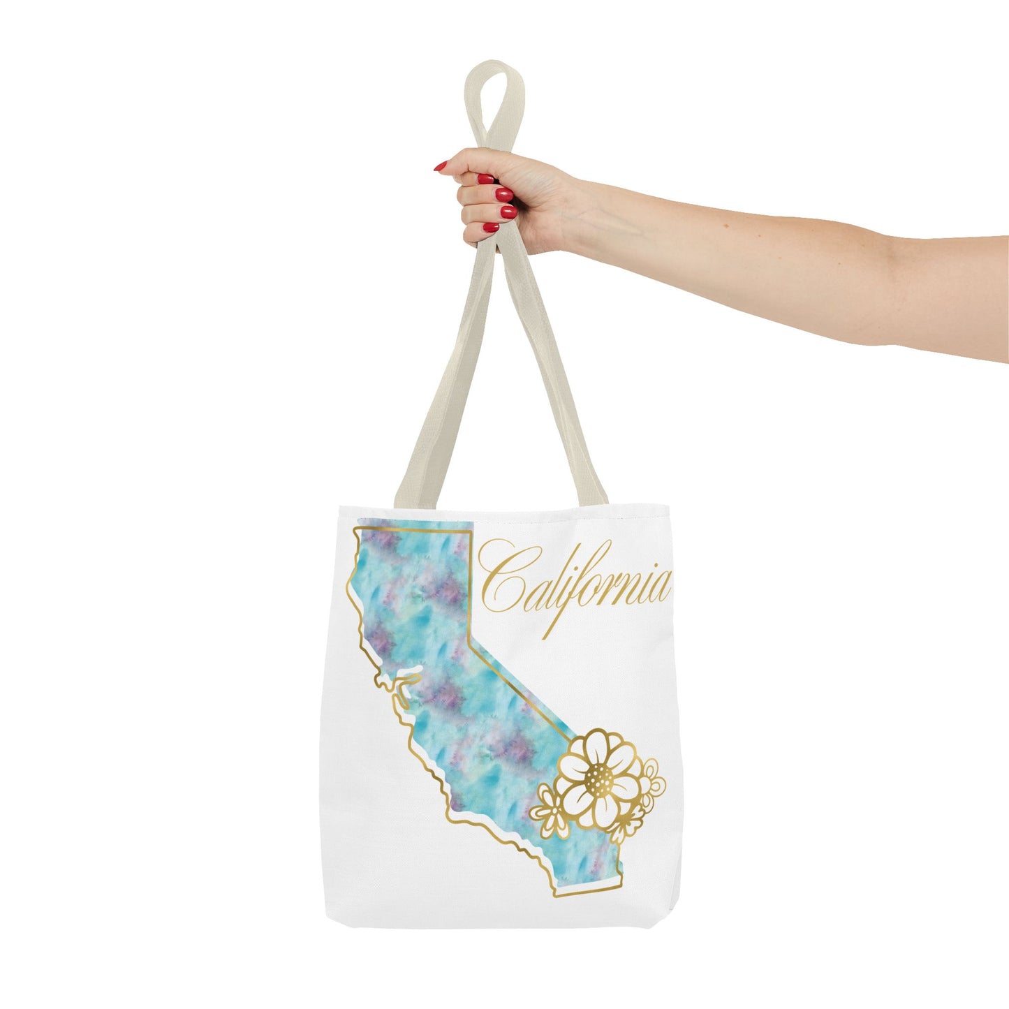 🌸 California State Floral Tote Bag – Elegant, Artistic & Practical 👜