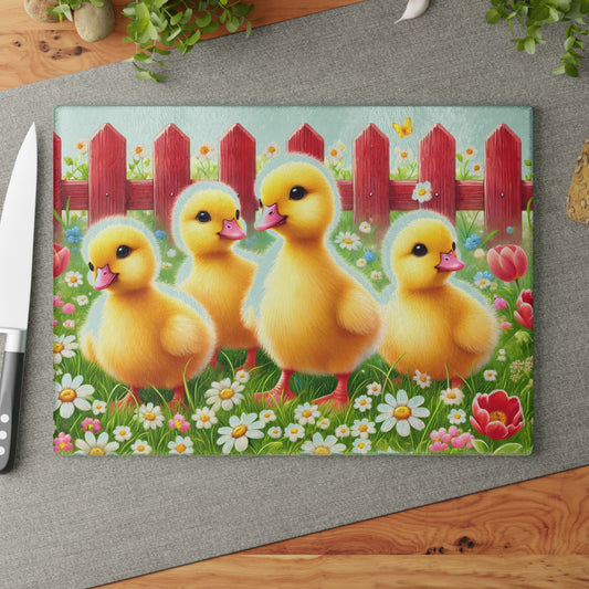 🐣 Duckling Delight Cutting Board – Springtime Charm for Your Kitchen