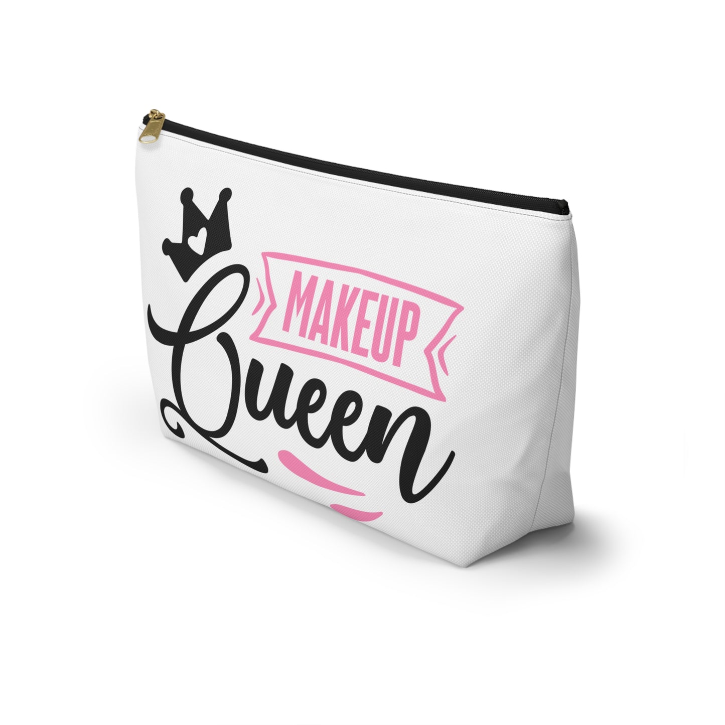 Accessory Pouch – "Makeup Queen" Pink Makeup Bag