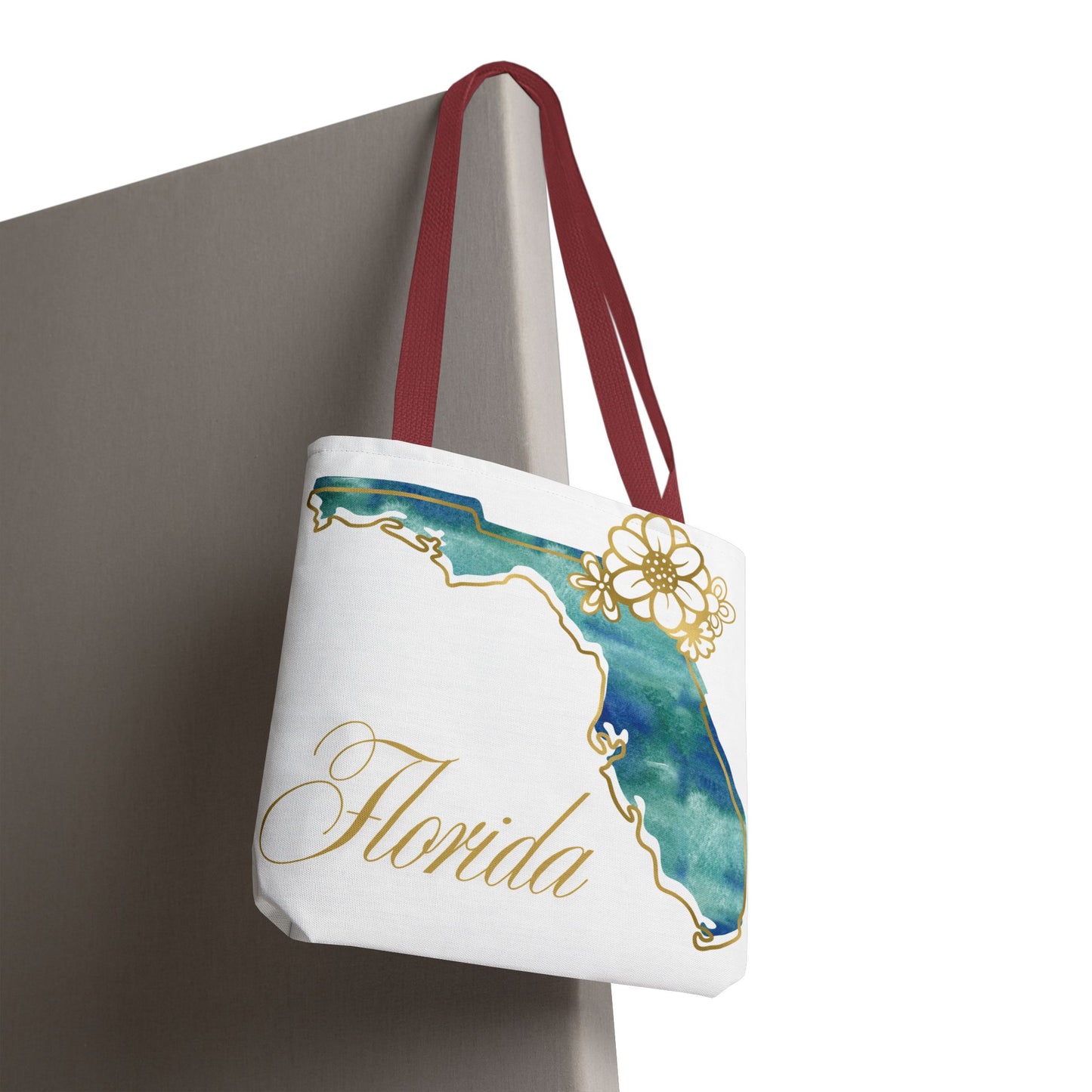 🌸 Florida State Floral Tote Bag – Elegant, Coastal & Practical 👜