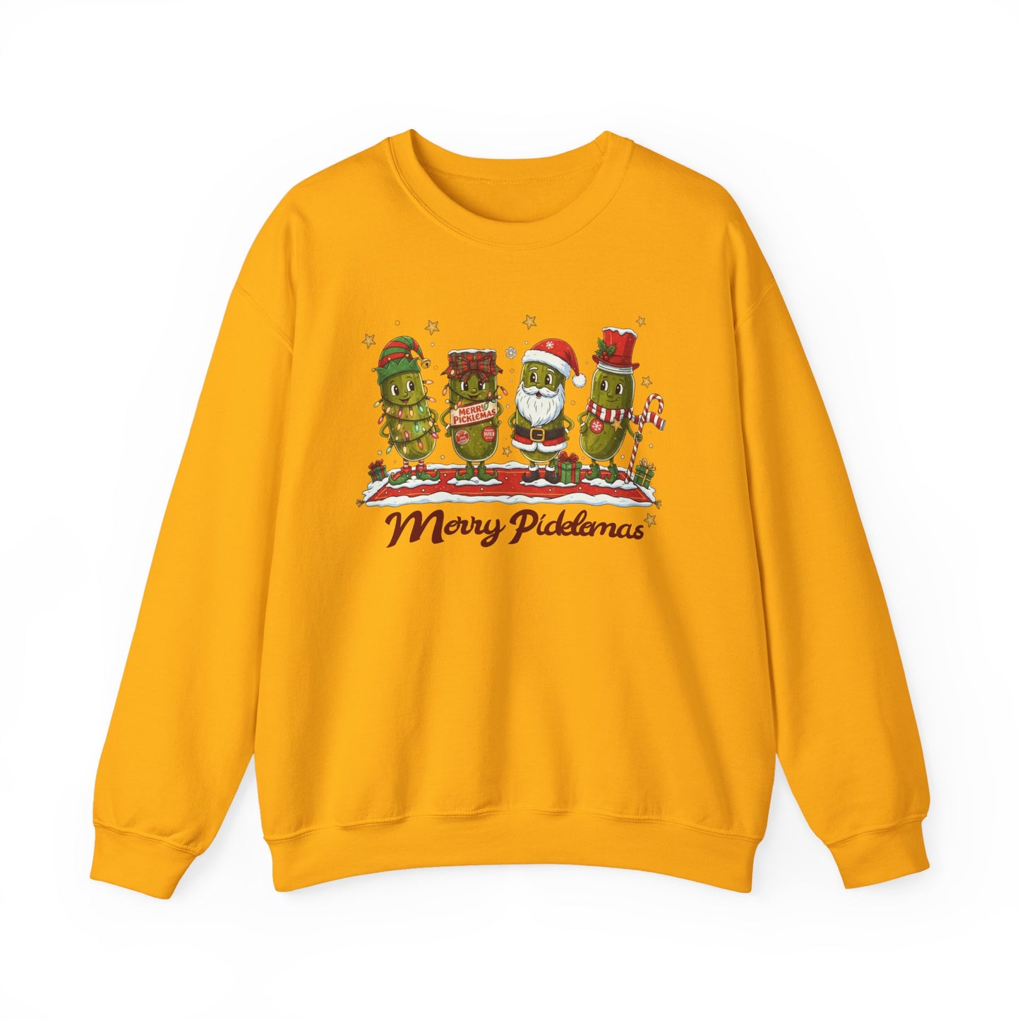 🎄🥒 Merry Picklemas Sweatshirt – Funny Holiday Dill-Lovers Gift
