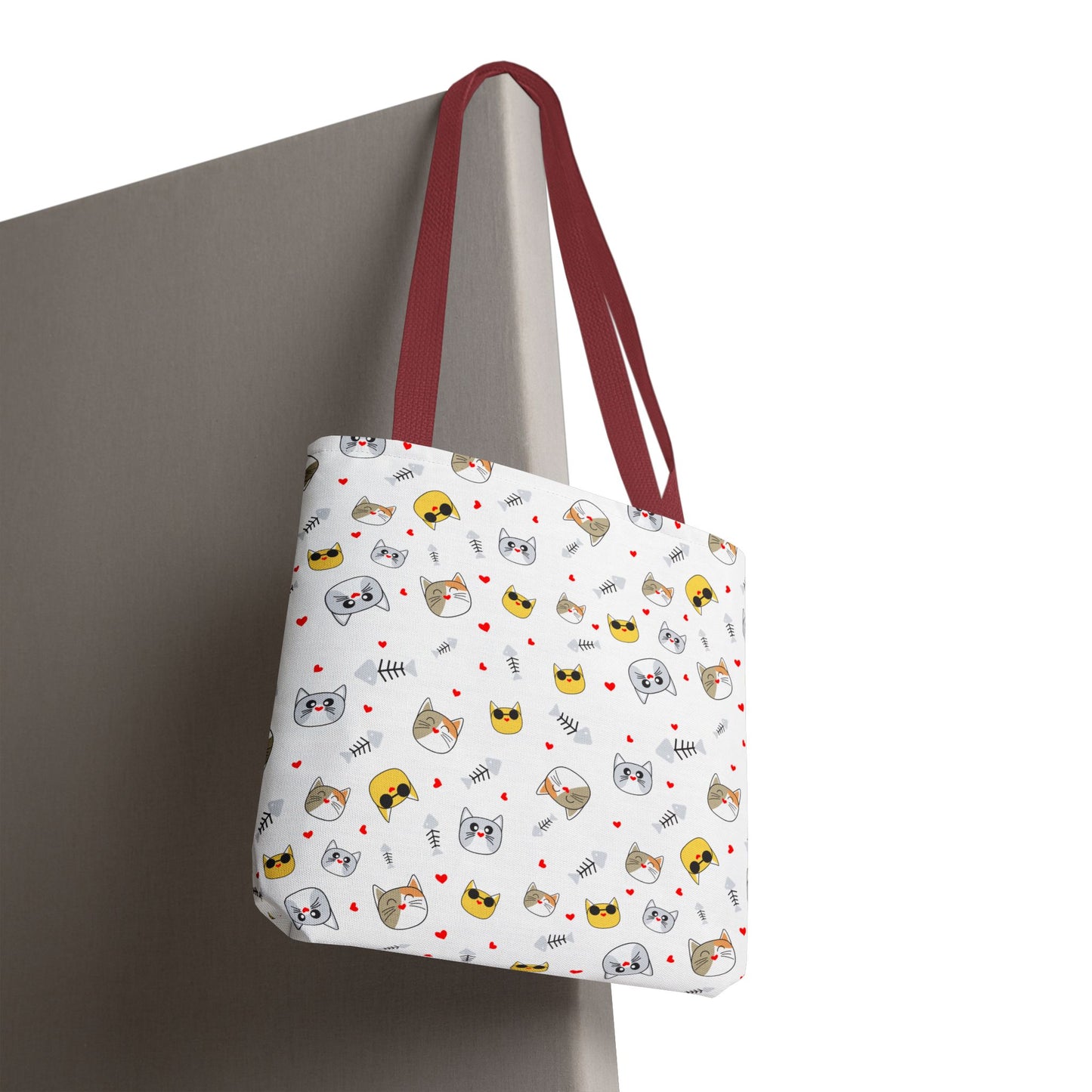 Charming Cat Lover Tote Bag – Durable, Spacious, and Perfect for Shopping, Work, or Everyday Adventures!