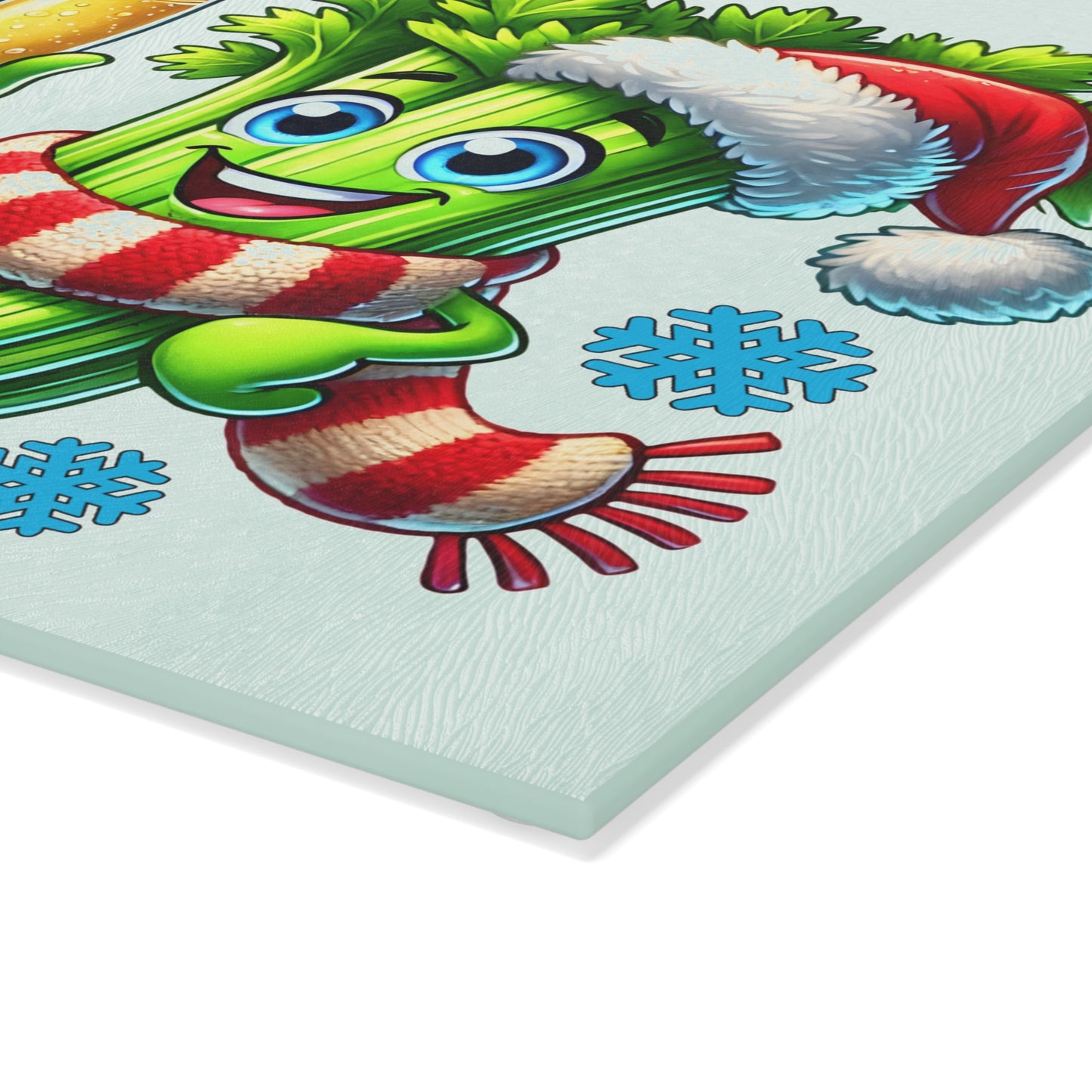 🥳🎄 Celery-brate Christmas Cutting Board – Festive Fun for Your Kitchen 🥂