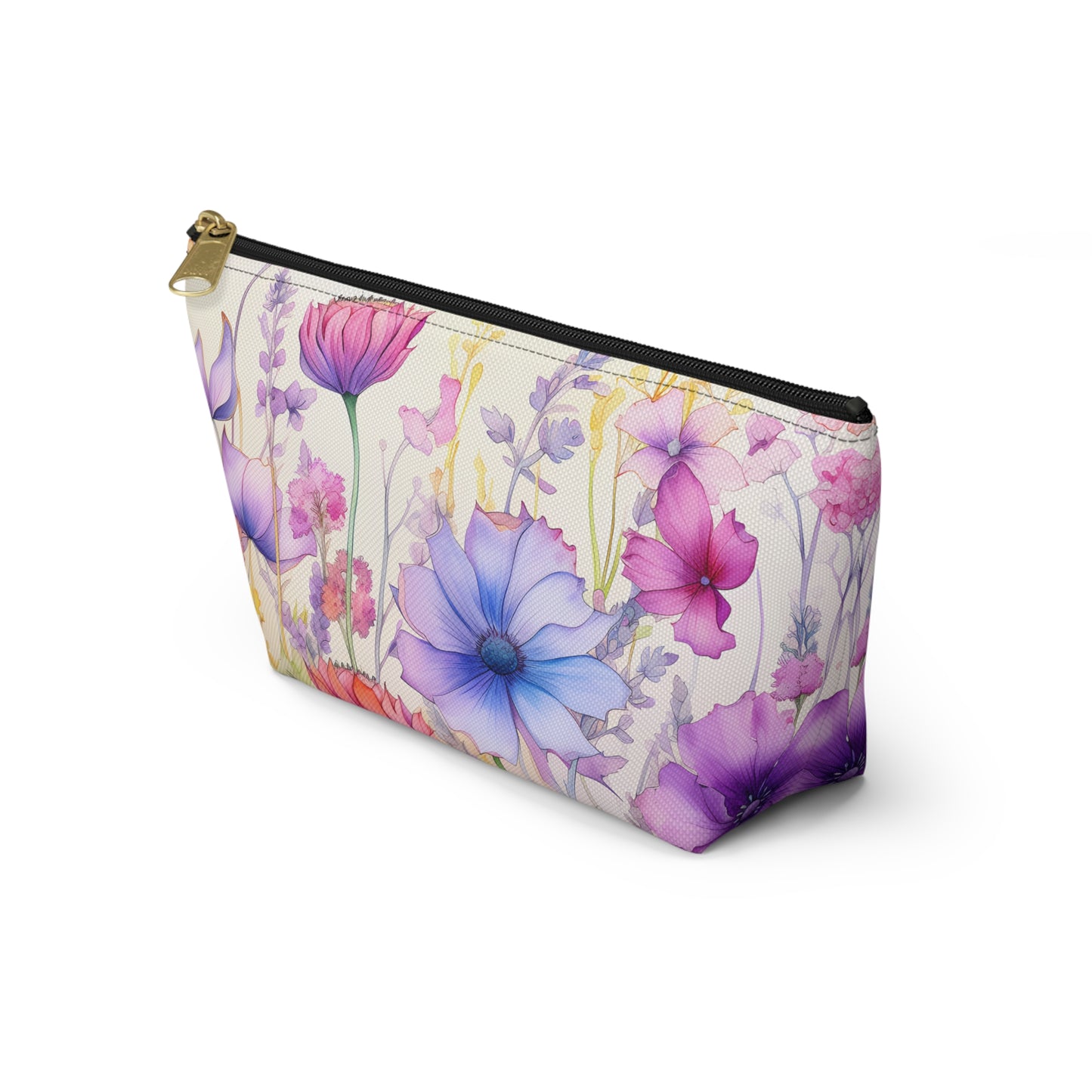 Accessory Pouch – Floral Garden Makeup Bag