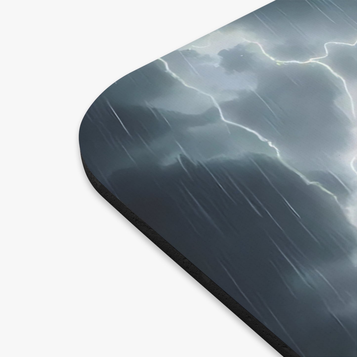 🖱️⛈️🐎 Storm Horse Mouse Pad – Lightning Sky & Dramatic Motion Art