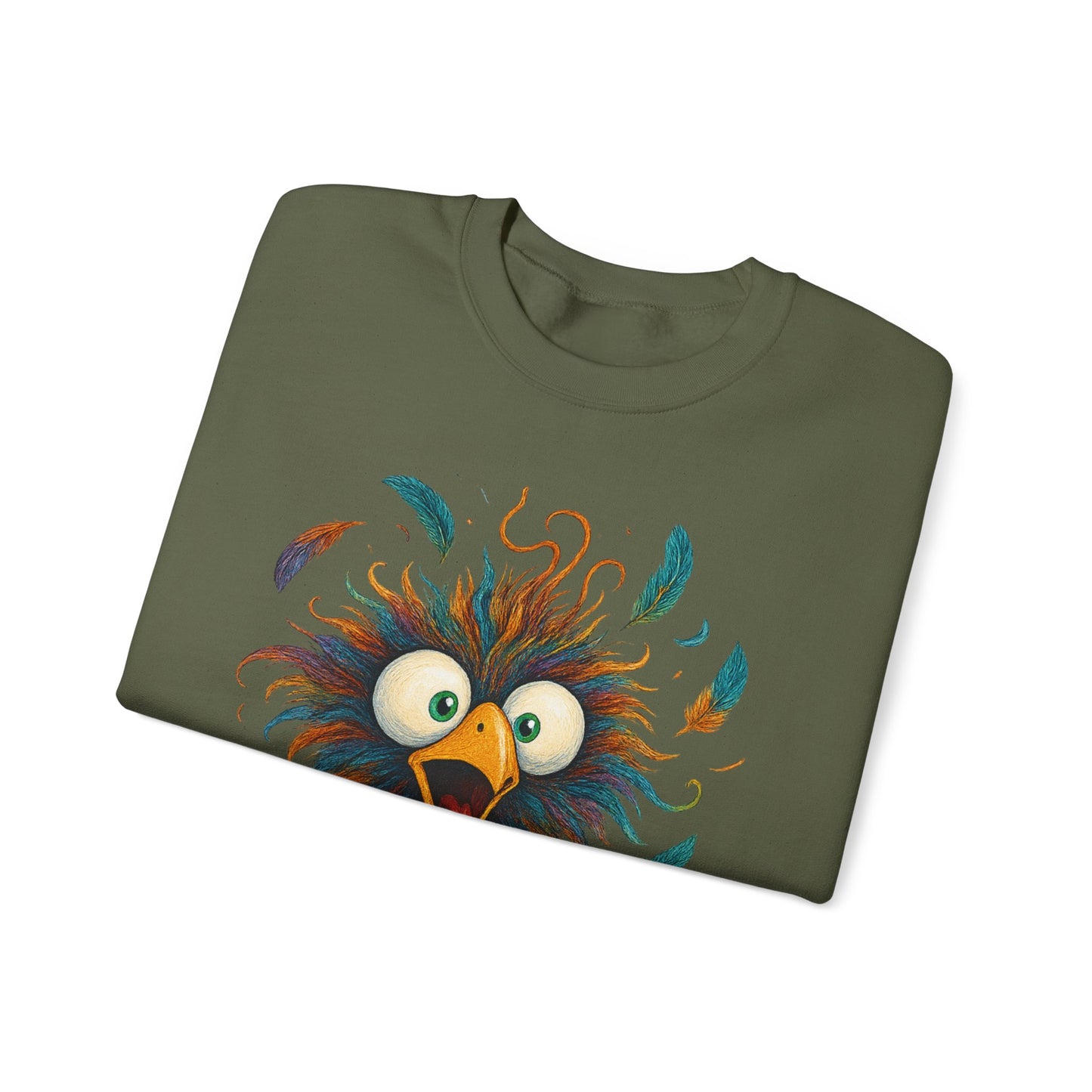 🍂🪽 F.CAW.F Funny Bird Sweatshirt – Quirky Fowl Humor for Everyday Laughs