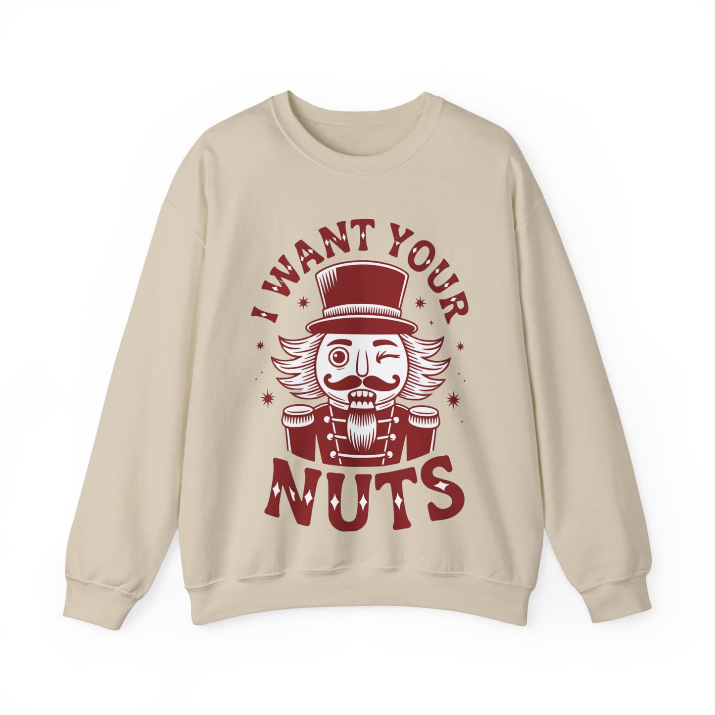 🎄😂 I Want Your Nuts Sweatshirt – Funny Nutcracker Christmas Pullover for Women