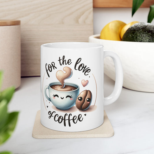 ☕ Por amor al café: linda taza para los amantes del café ❤️