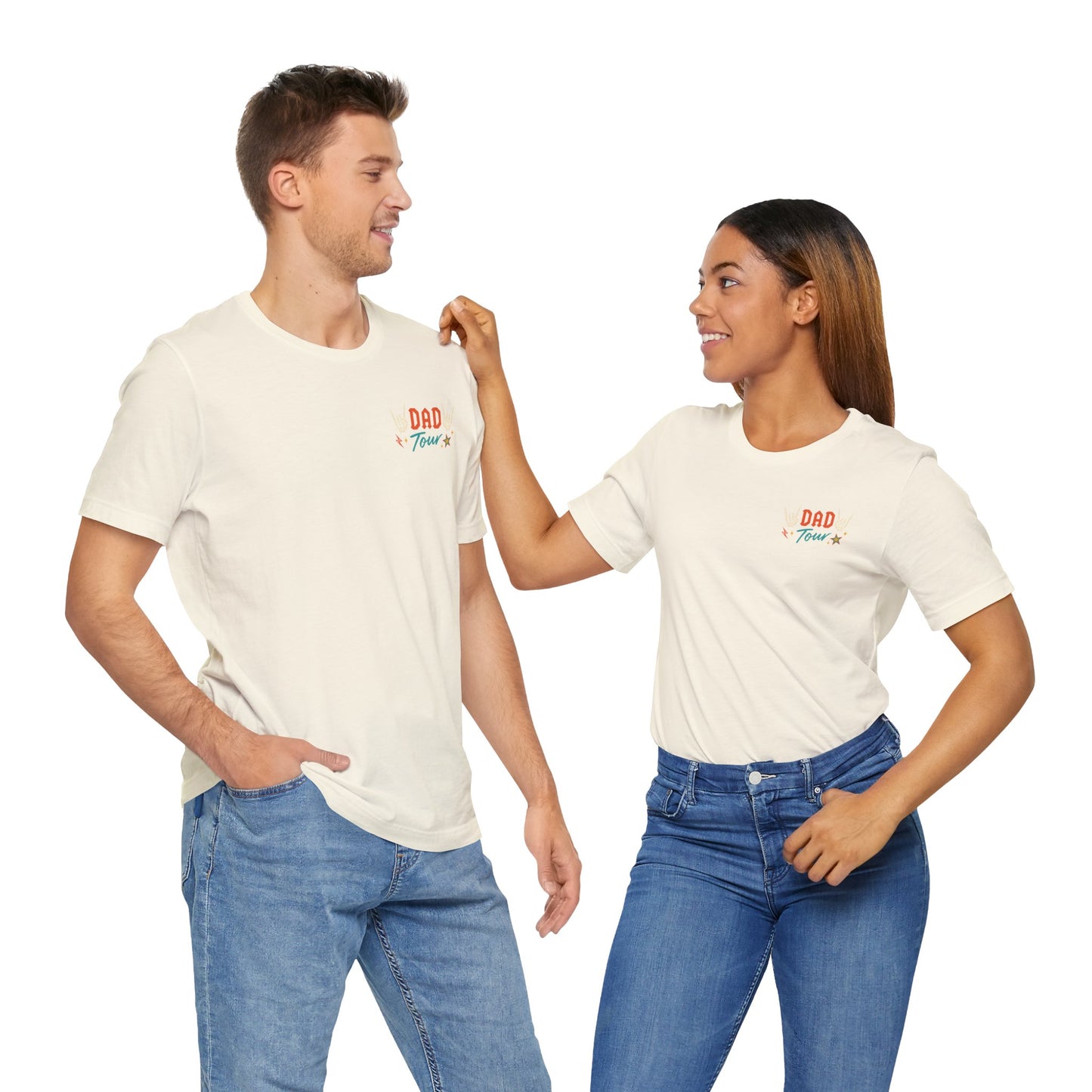 🎤 DAD TOUR – Camiseta divertida para papá inspirada en un concierto
