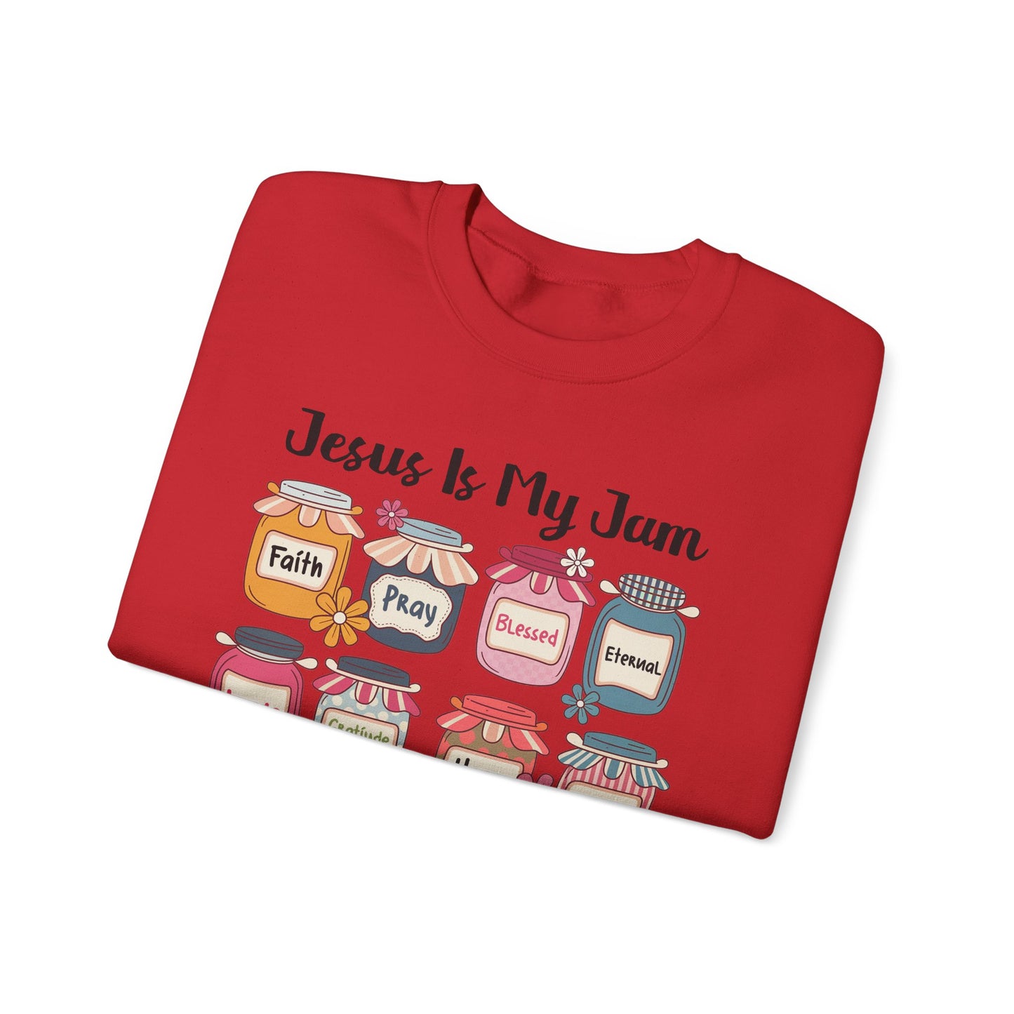 🙌✨ Jesus Is My Jam Sweatshirt – Faith, Love & Hope in Style 💖
