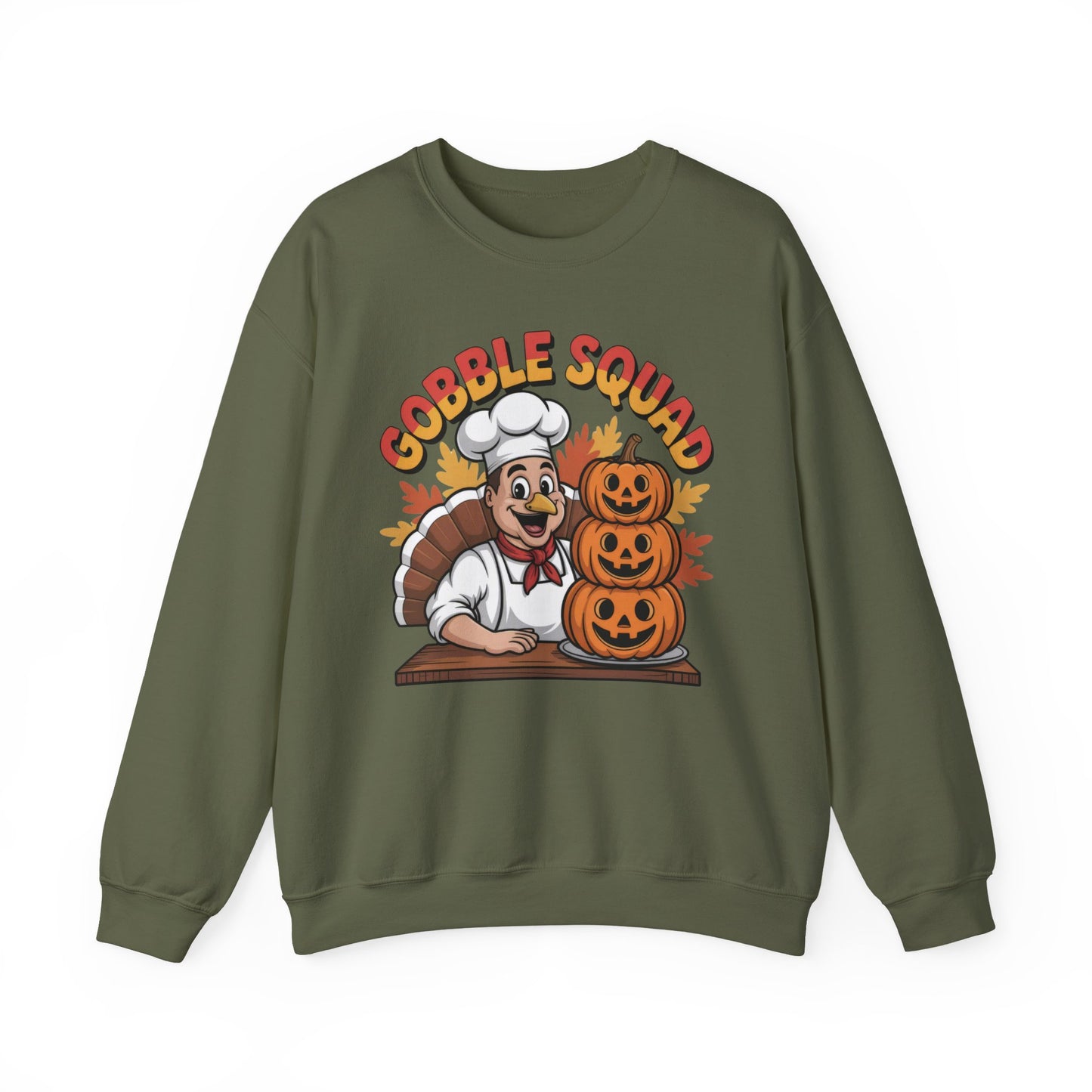 🦃🍂 Gobble Squad Thanksgiving Sweatshirt – Fun Fall Vibes for the Season