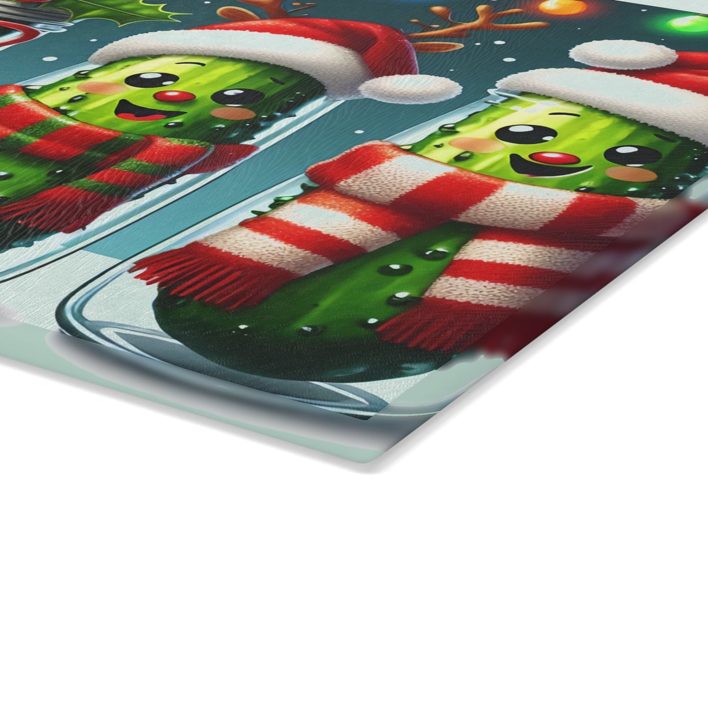 🥒🎄 Christmas Pickles Cutting Board – Holiday Cheer with a Crunchy Twist ✨🍴