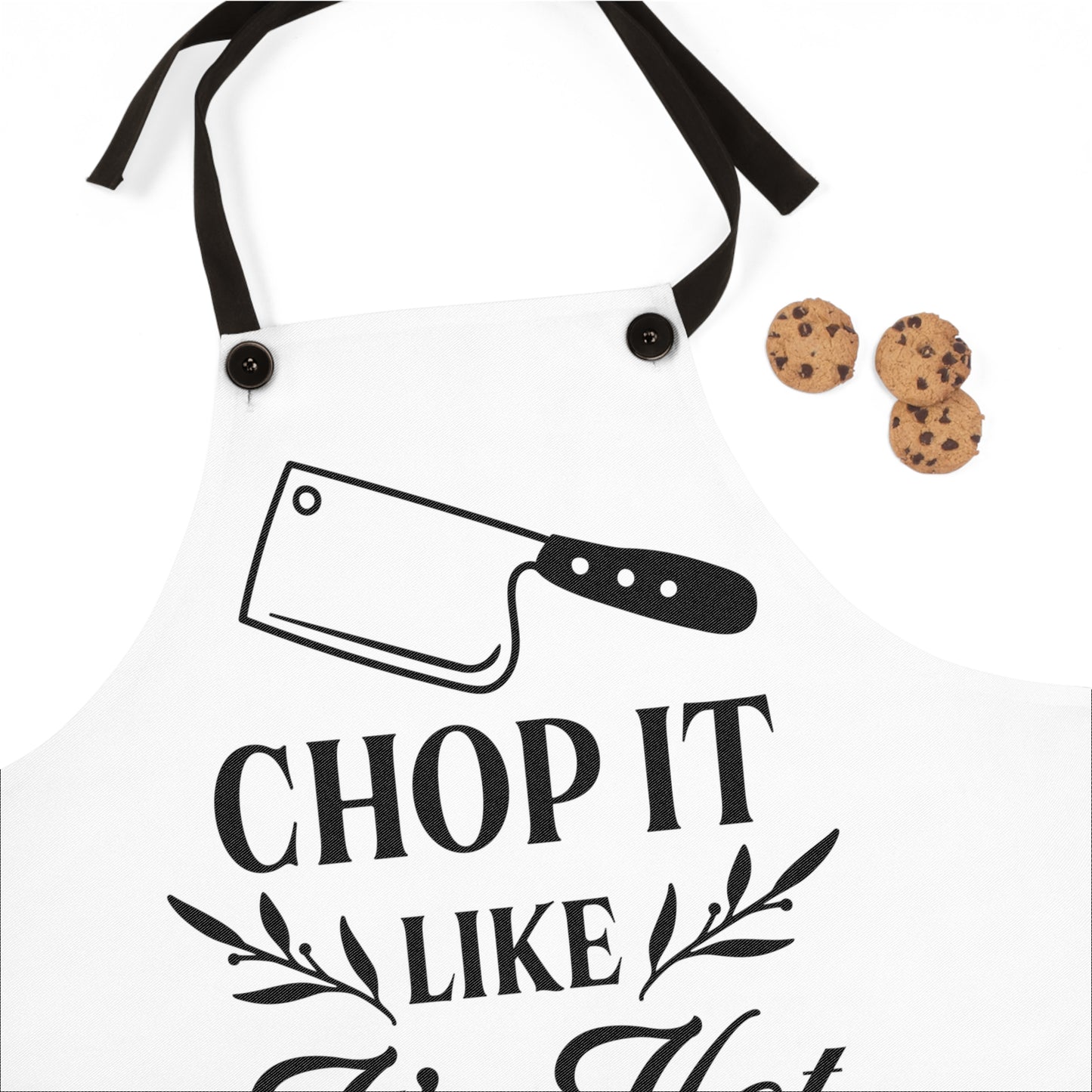 Delantal "Córtalo como si estuviera caliente": estilo atrevido para el chef experto