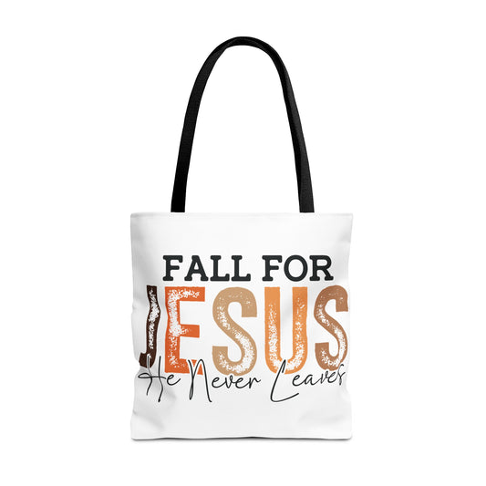 🙏 Fall for Jesus Tote Bag – Faith, Style & Autumn Charm 🍂👜