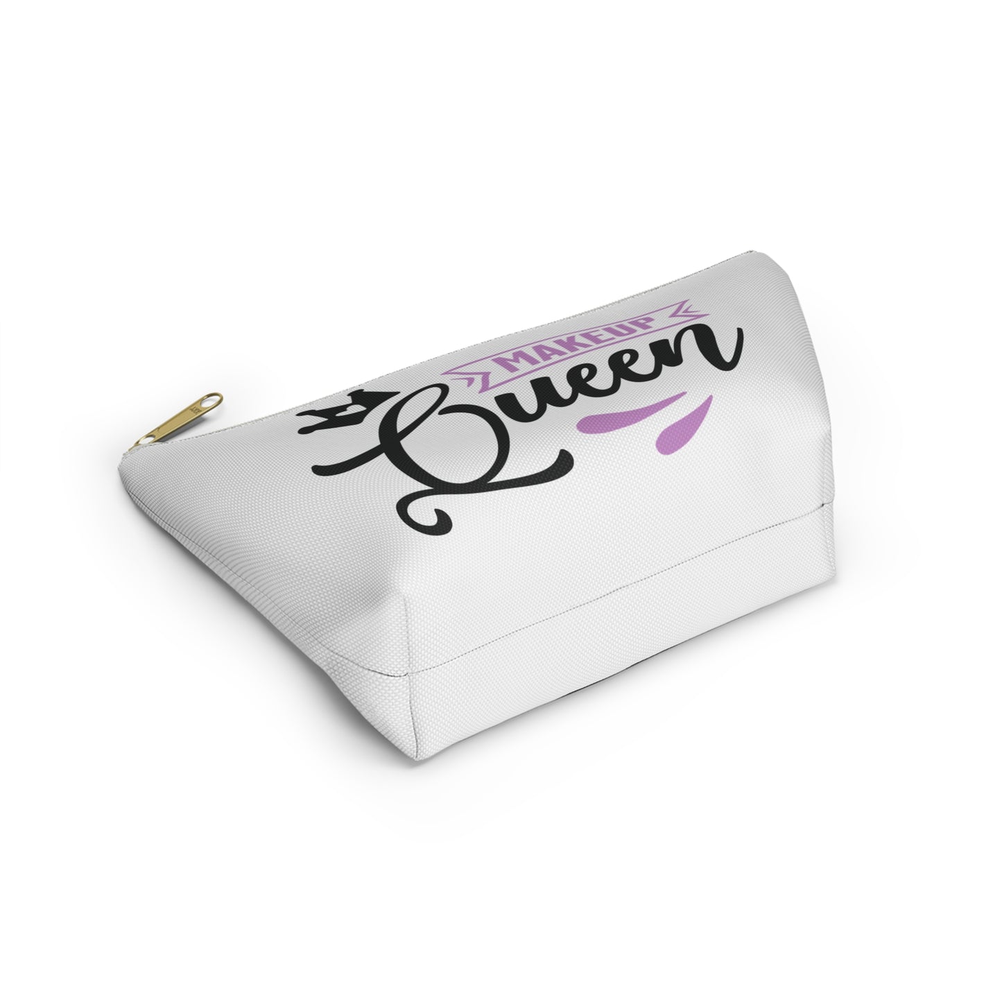 Accessory Pouch – "Makeup Queen" Purple Makeup Bag