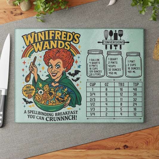 🧙‍♀️ Winifred’s Wands Cutting Board – A Spellbinding Breakfast You Can CRUNNNCH! 🧪✨