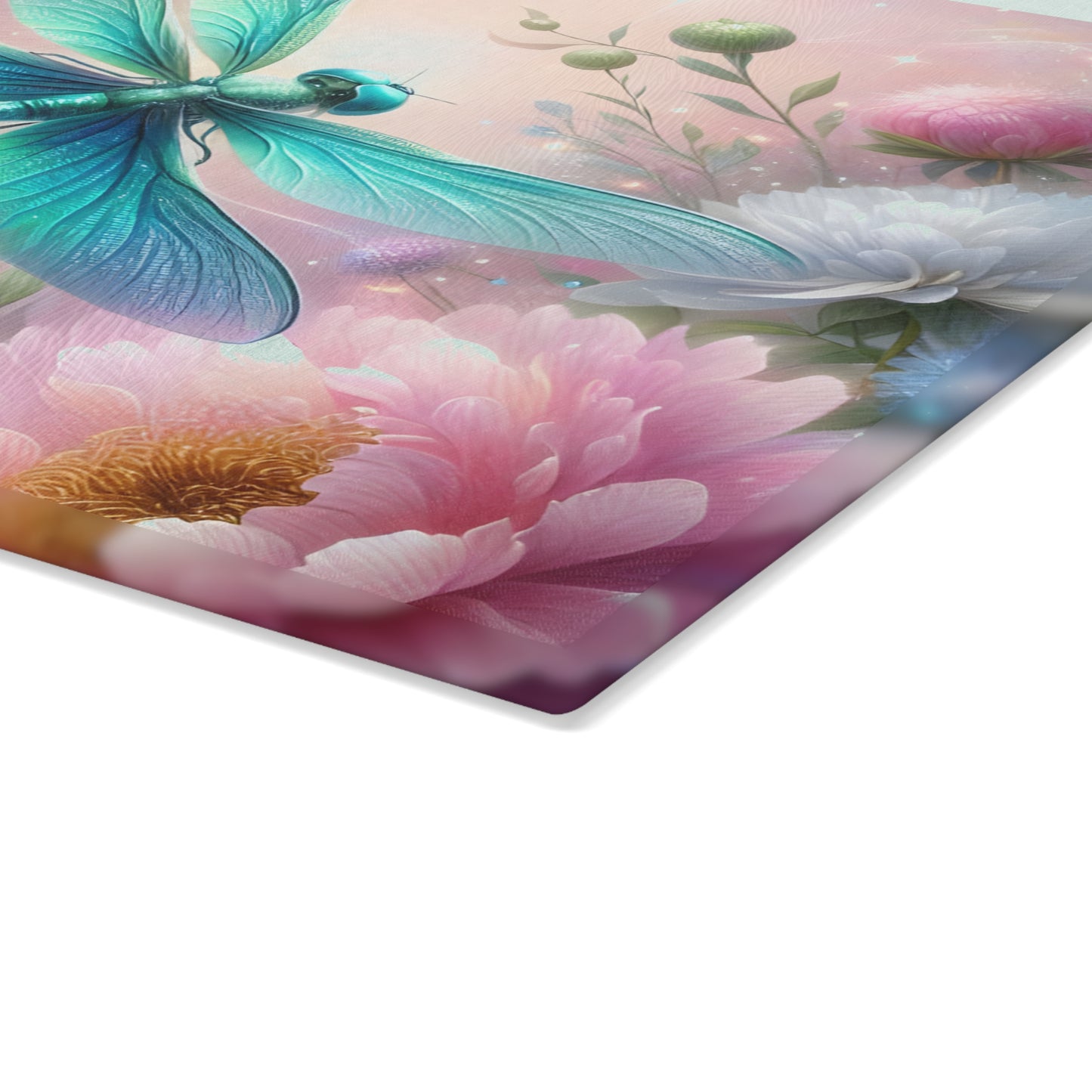 🦋 Dragonfly Garden Cutting Board – Whimsical Beauty for Your Kitchen 🌸