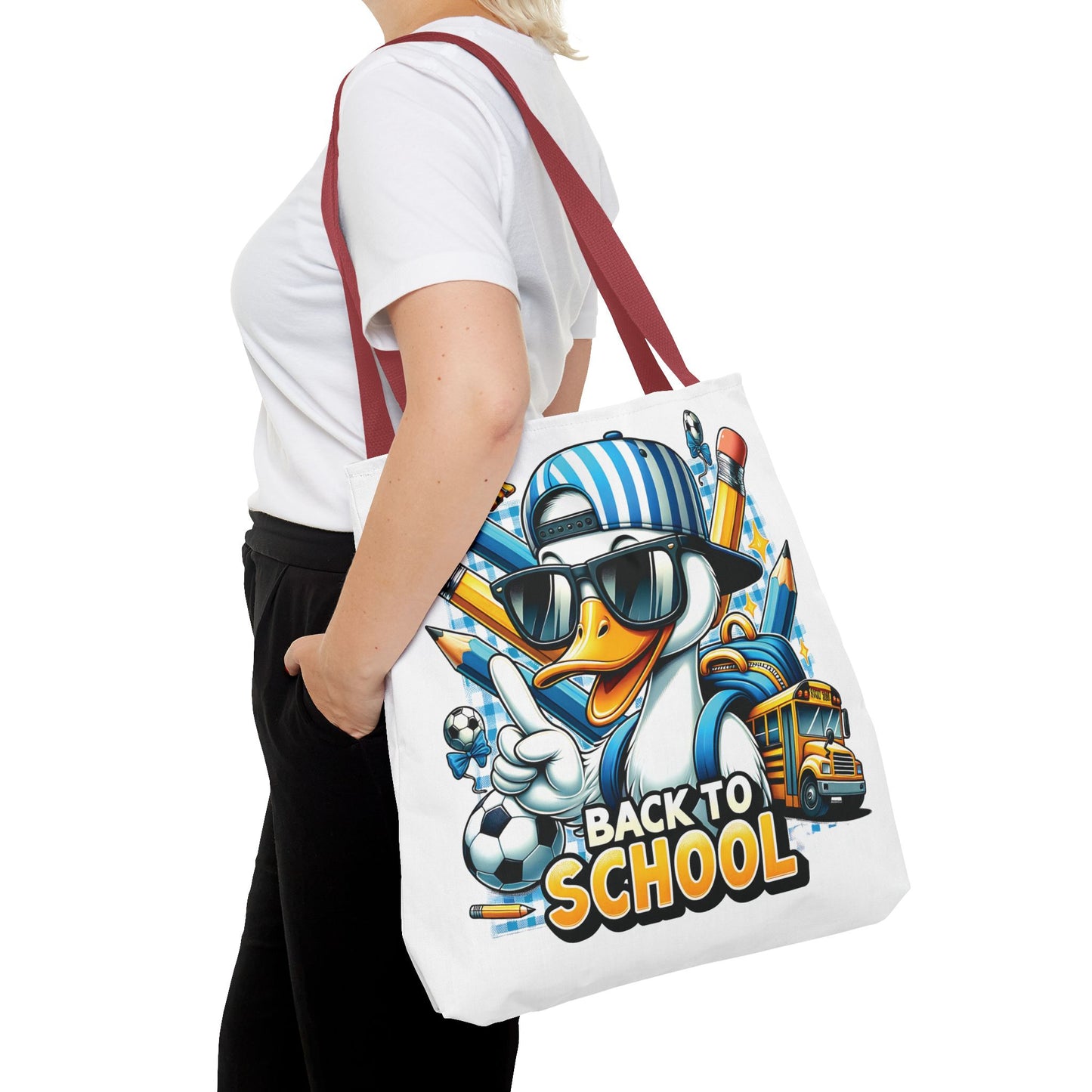 🦆 Cool Duck Back to School Tote – Waddle into the School Year in Style 🏫