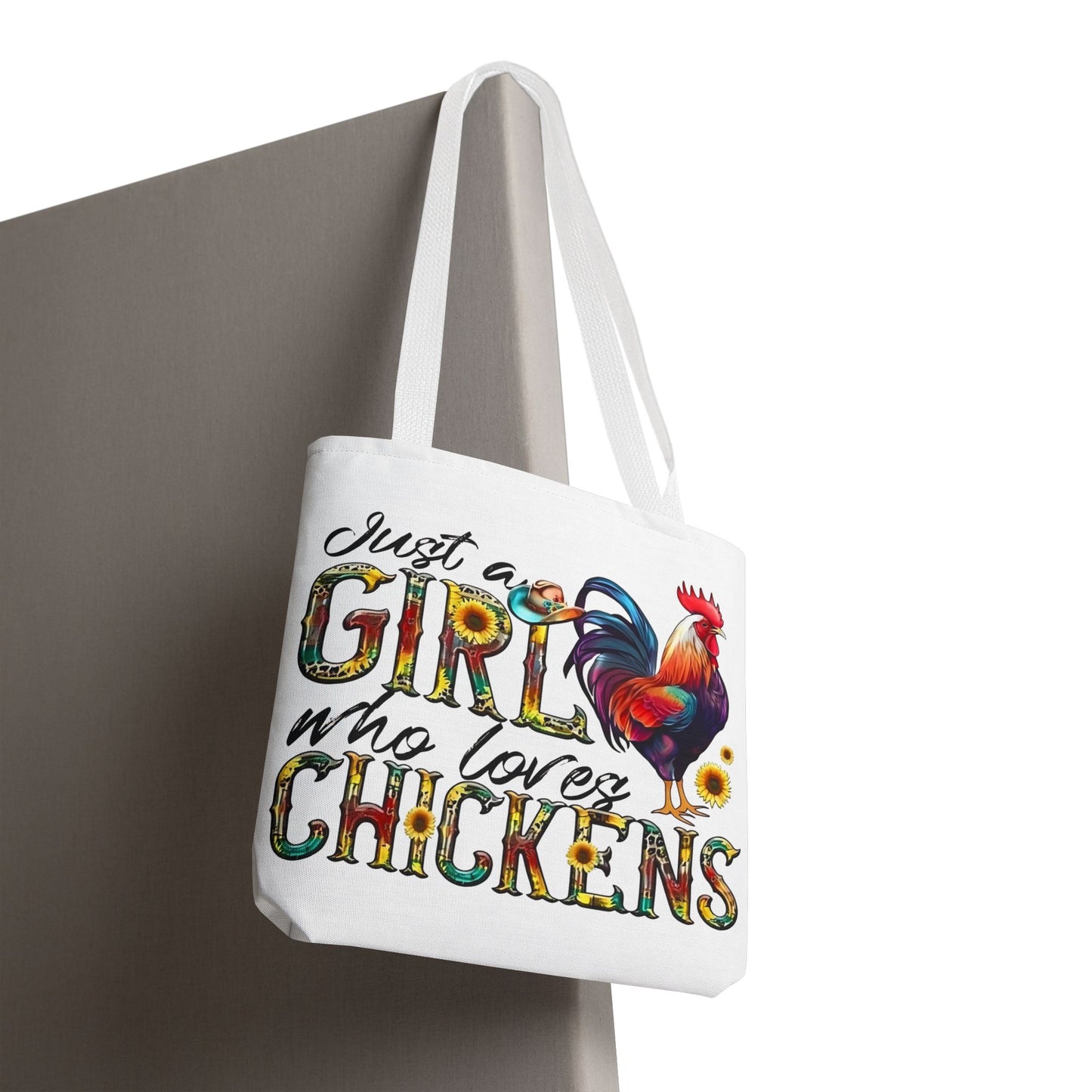 🐔 Solo una chica que ama las gallinas: Bolsa de tela estilo granja para amantes de las gallinas