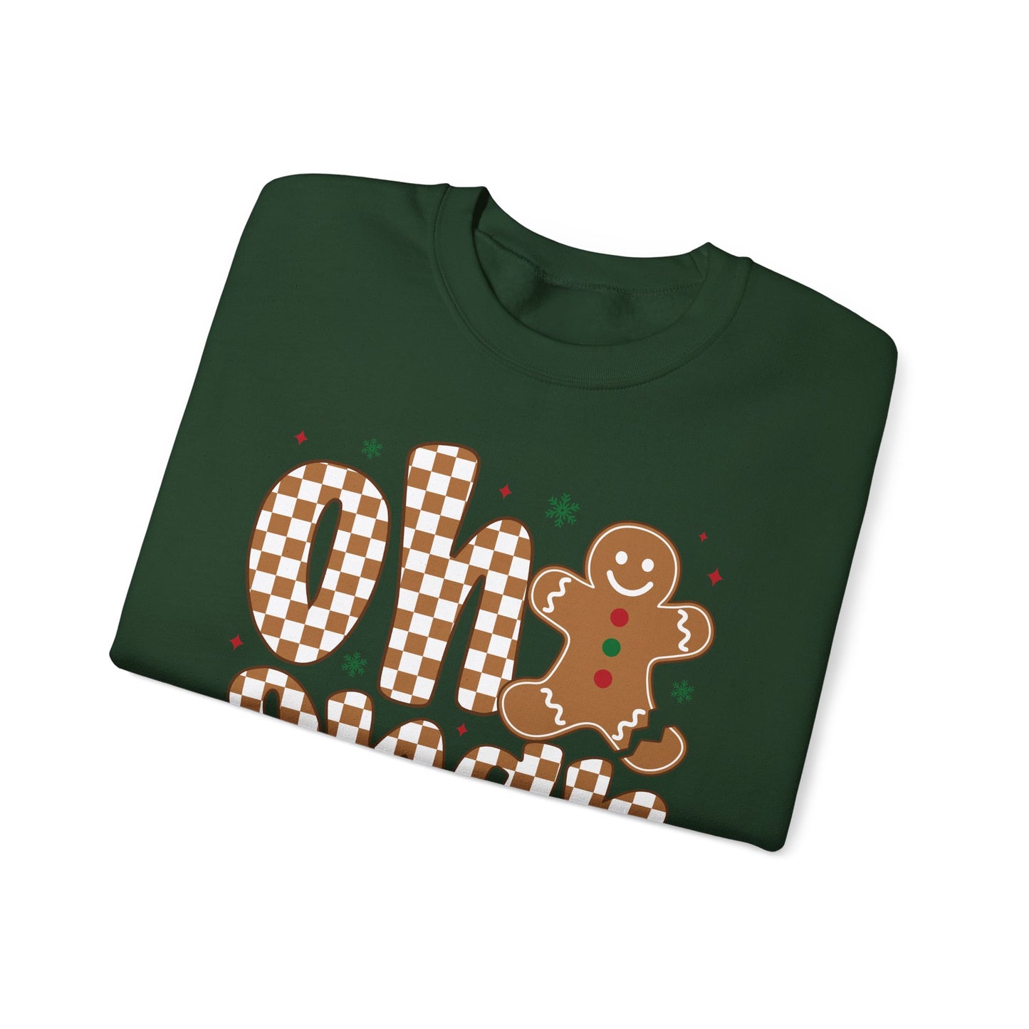 🍪✨ Oh Snap Gingerbread Crewneck – Cozy Pun for Cookie Lovers 🎄😄