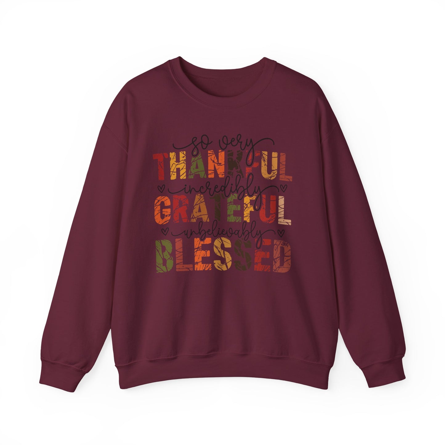🤎✨ So Very Thankful, Incredibly Grateful, Unbelievably Blessed – Cozy Fall Sweatshirt 🍂🧡