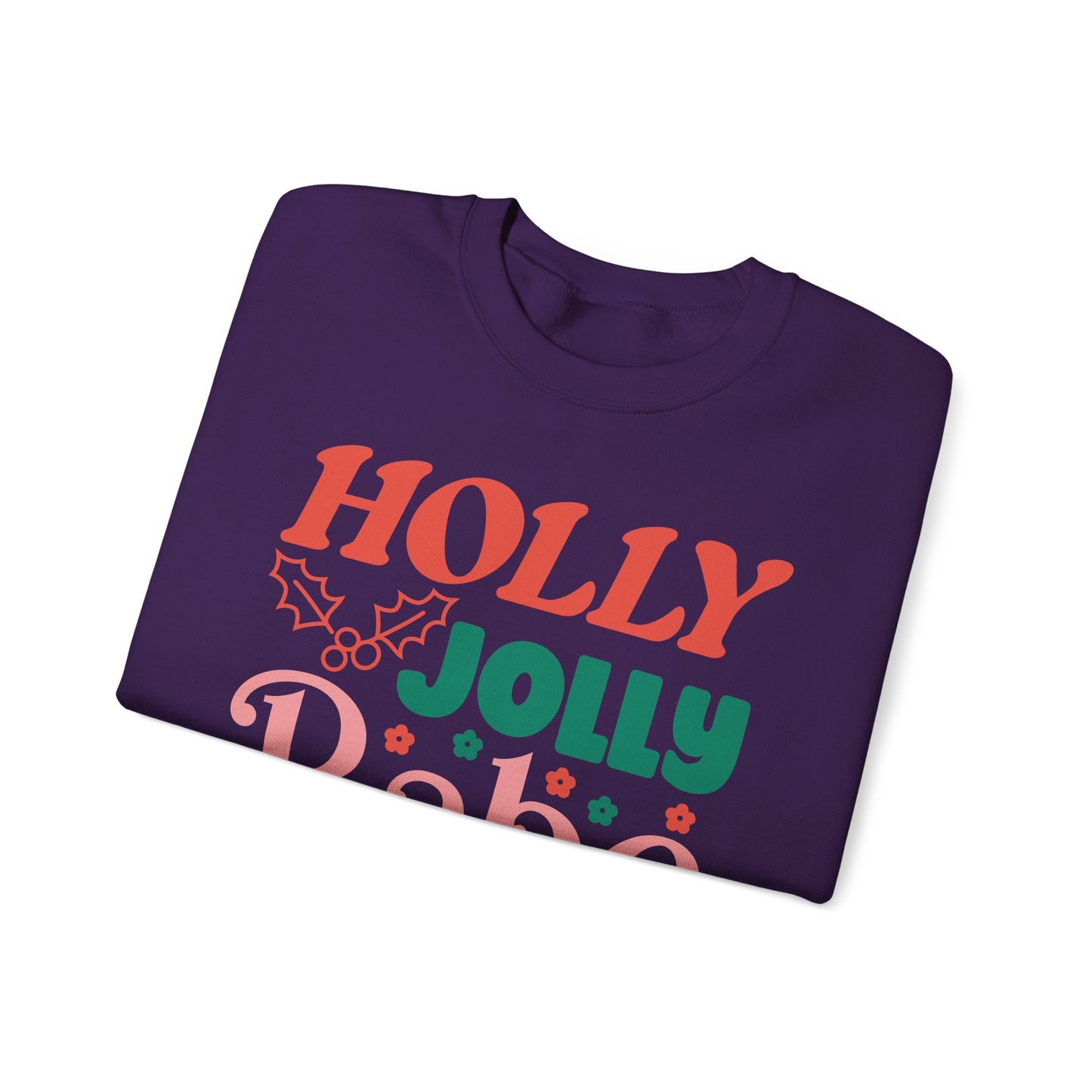 🎀✨ Holly Jolly Babe Retro Crewneck – Cute, Cozy & Festive