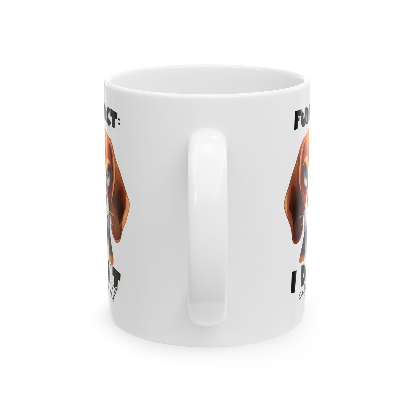 Dato curioso: No me importa nada – Taza atrevida para amantes sarcásticos de los animales