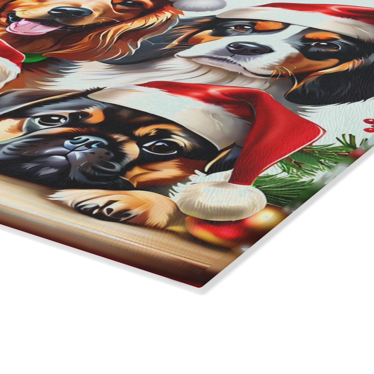 🎄🐾 Christmas Dogs Cutting Board – Festive Cheer for Your Holiday Kitchen 🎅