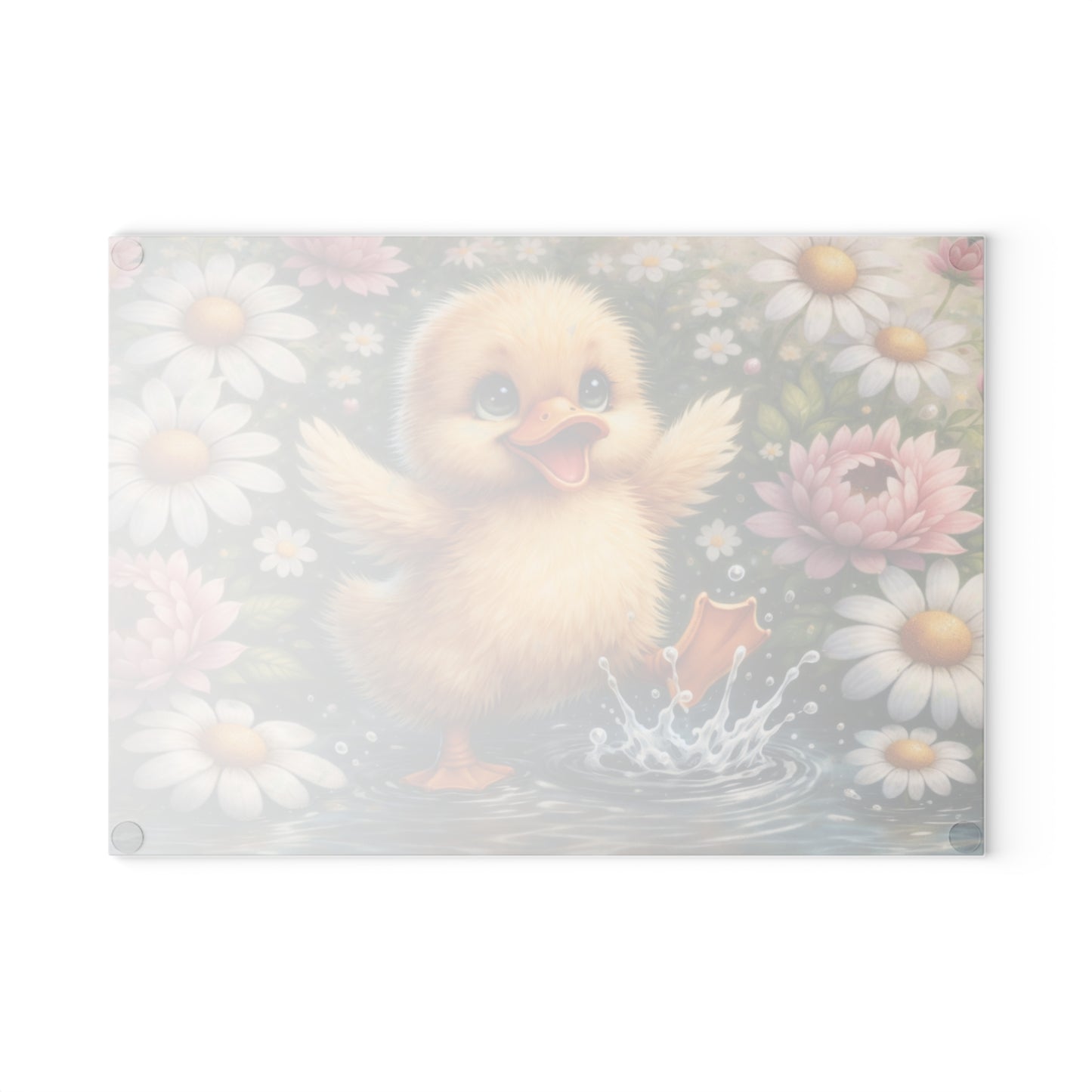 Cheerful Duckling Cutting Board – Playful Springtime Charm for Your Kitchen