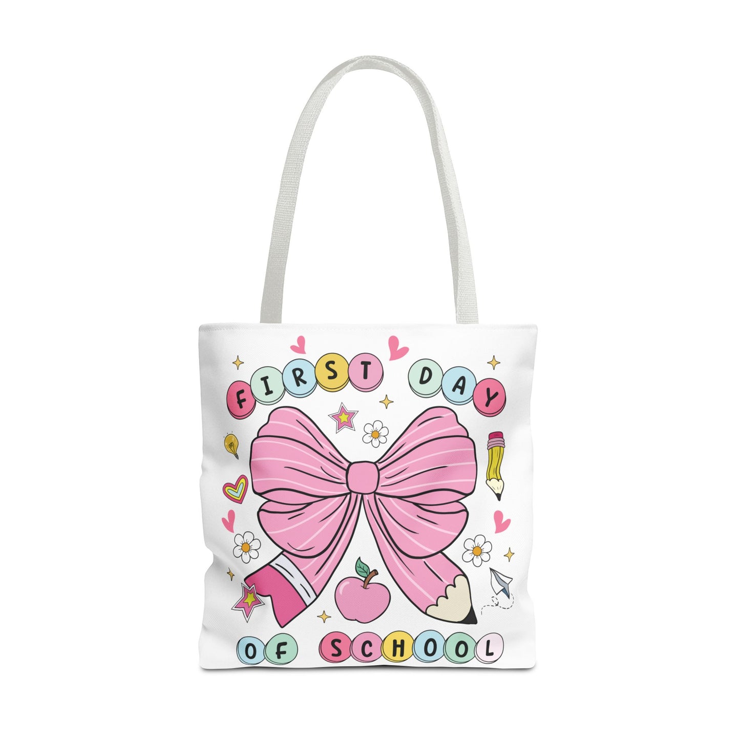 🎀 Coquette First Day of School Tote – Sweet Style for a Smart Start 📚