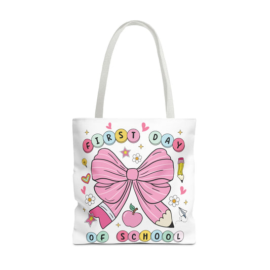 🎀 Coquette First Day of School Tote – Sweet Style for a Smart Start 📚