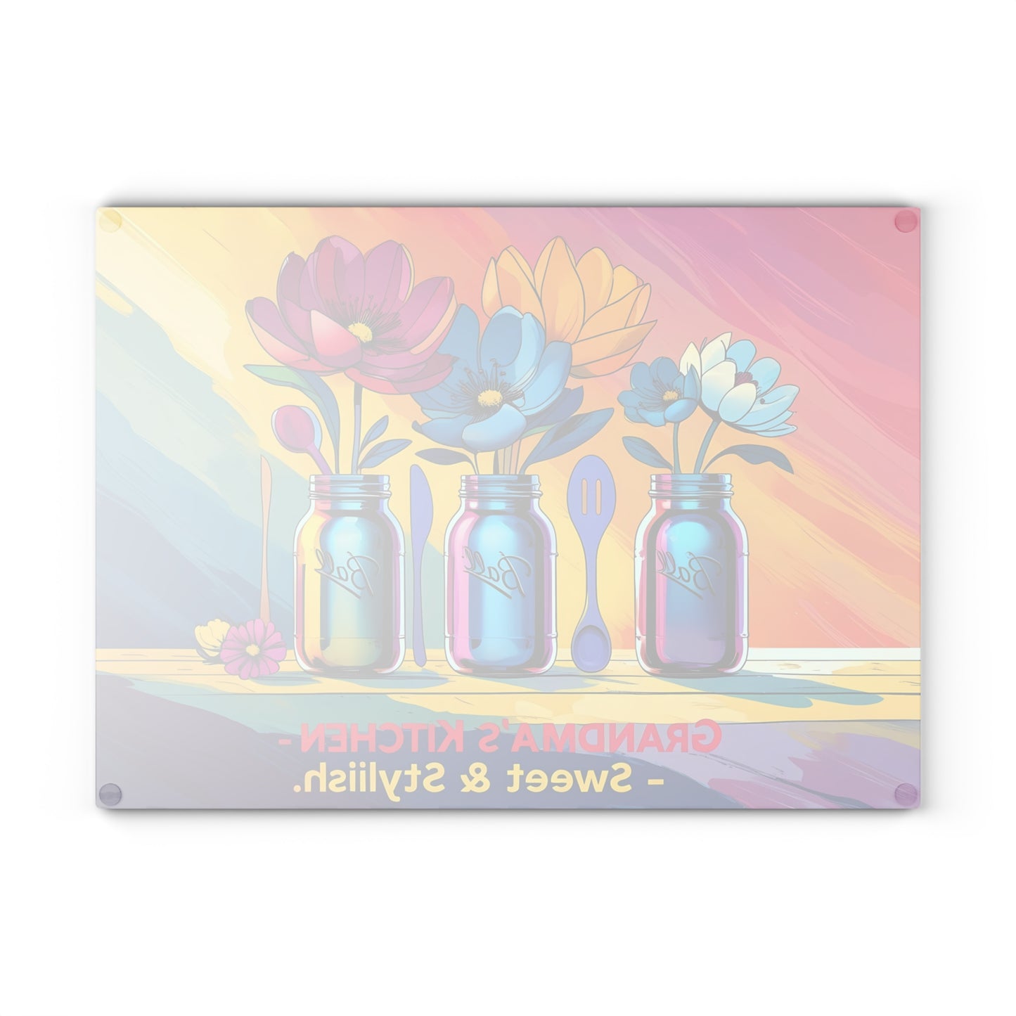 🌈 Grandma’s Kitchen Cutting Board – Sweet & Stylish