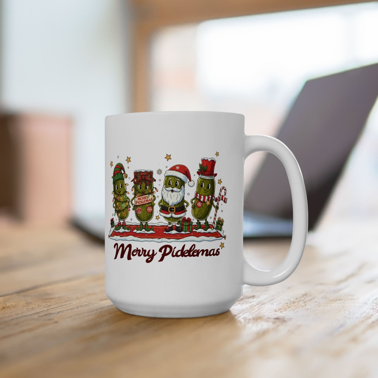 🥒🎄 Merry Picklemas – Festive Christmas Pickle Cup ✨☕