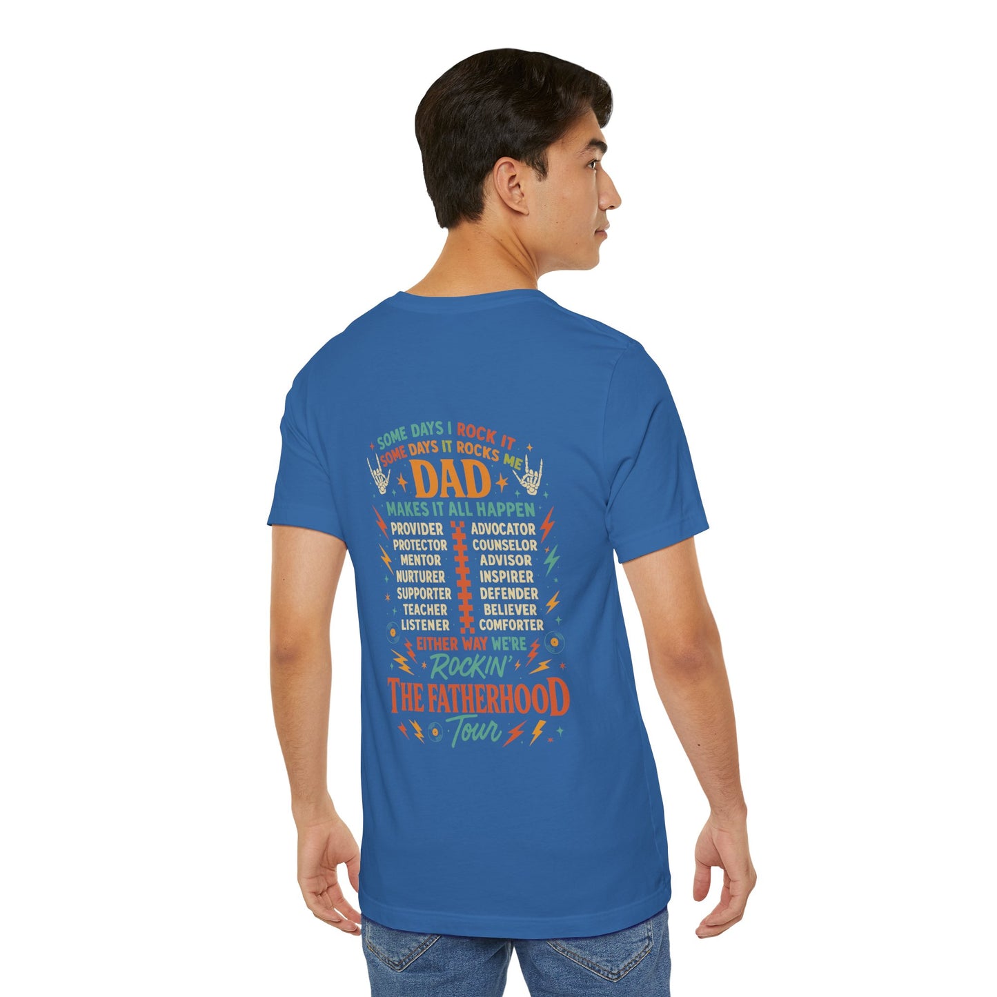 🎤 DAD TOUR – Camiseta divertida para papá inspirada en un concierto