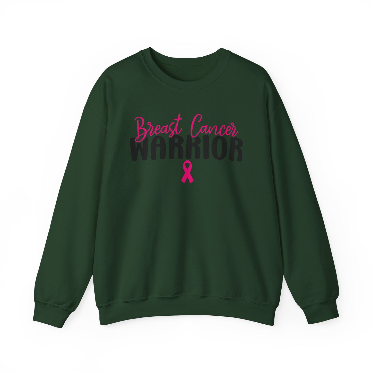 🎀💪 Breast Cancer Warrior Sweatshirt – Survivor Strength & Awareness Crewneck