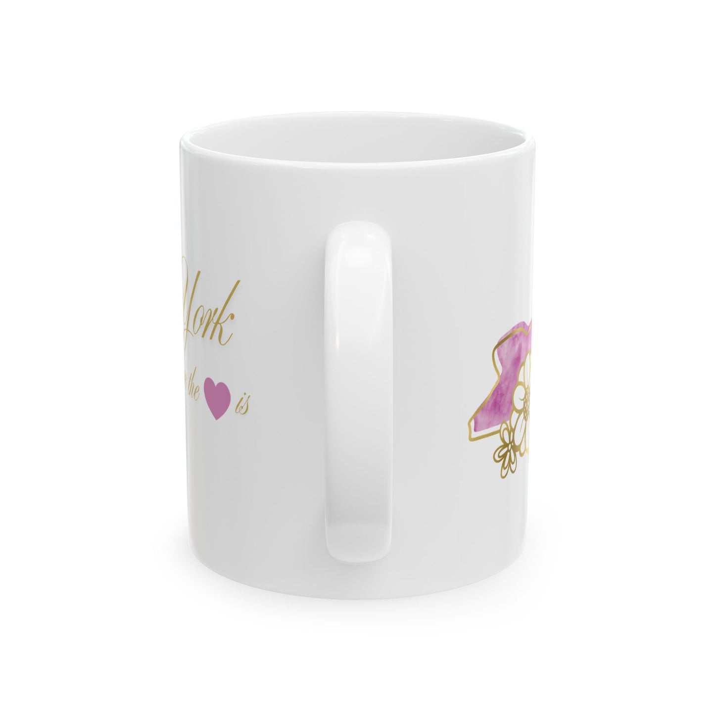 ☕ Home is Where the ❤️ Is – New York Mug – City Lights & Cozy Sips 🗽