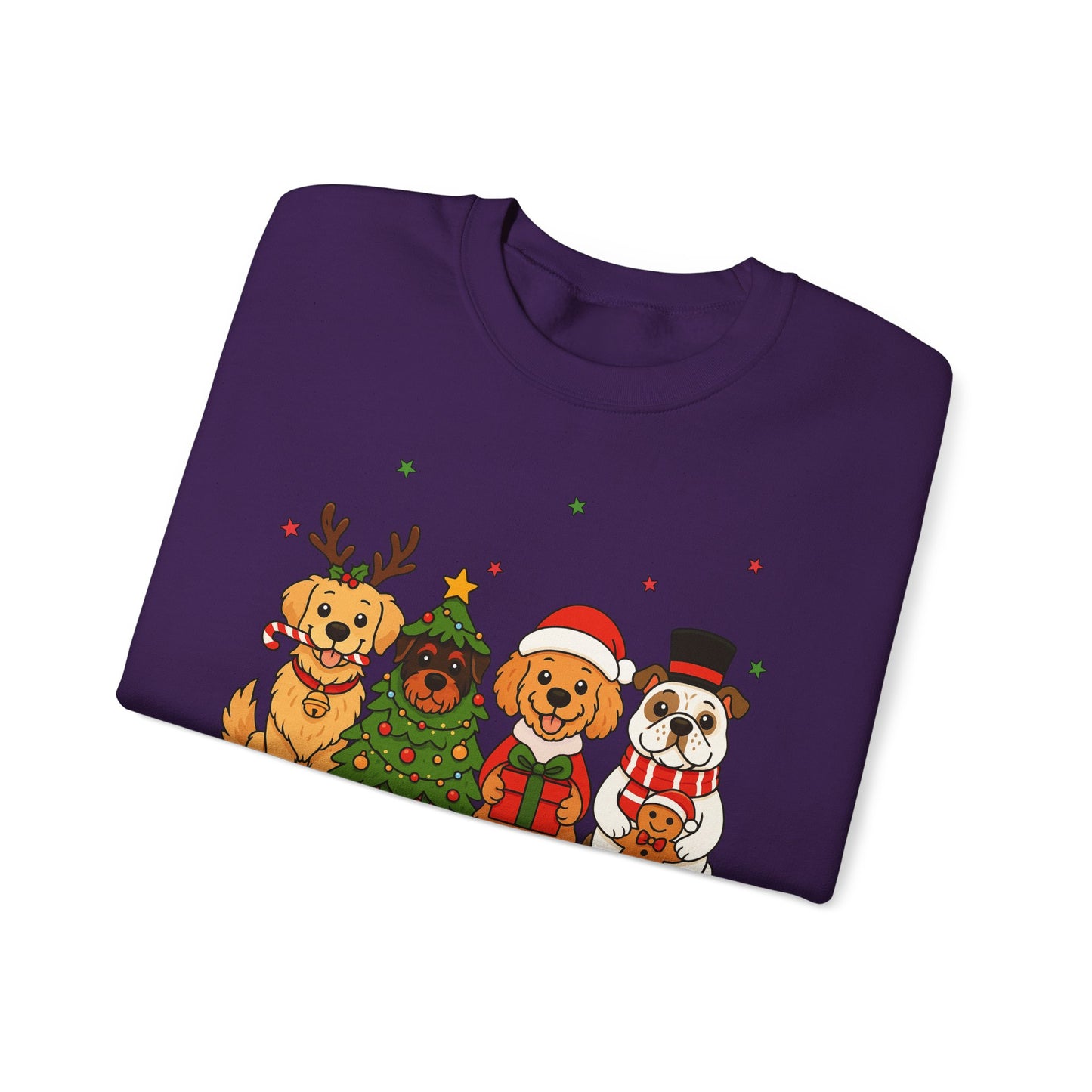 🐶🎄 Merry Woofmas Sweatshirt – Festive Dog Lovers Holiday Crewneck