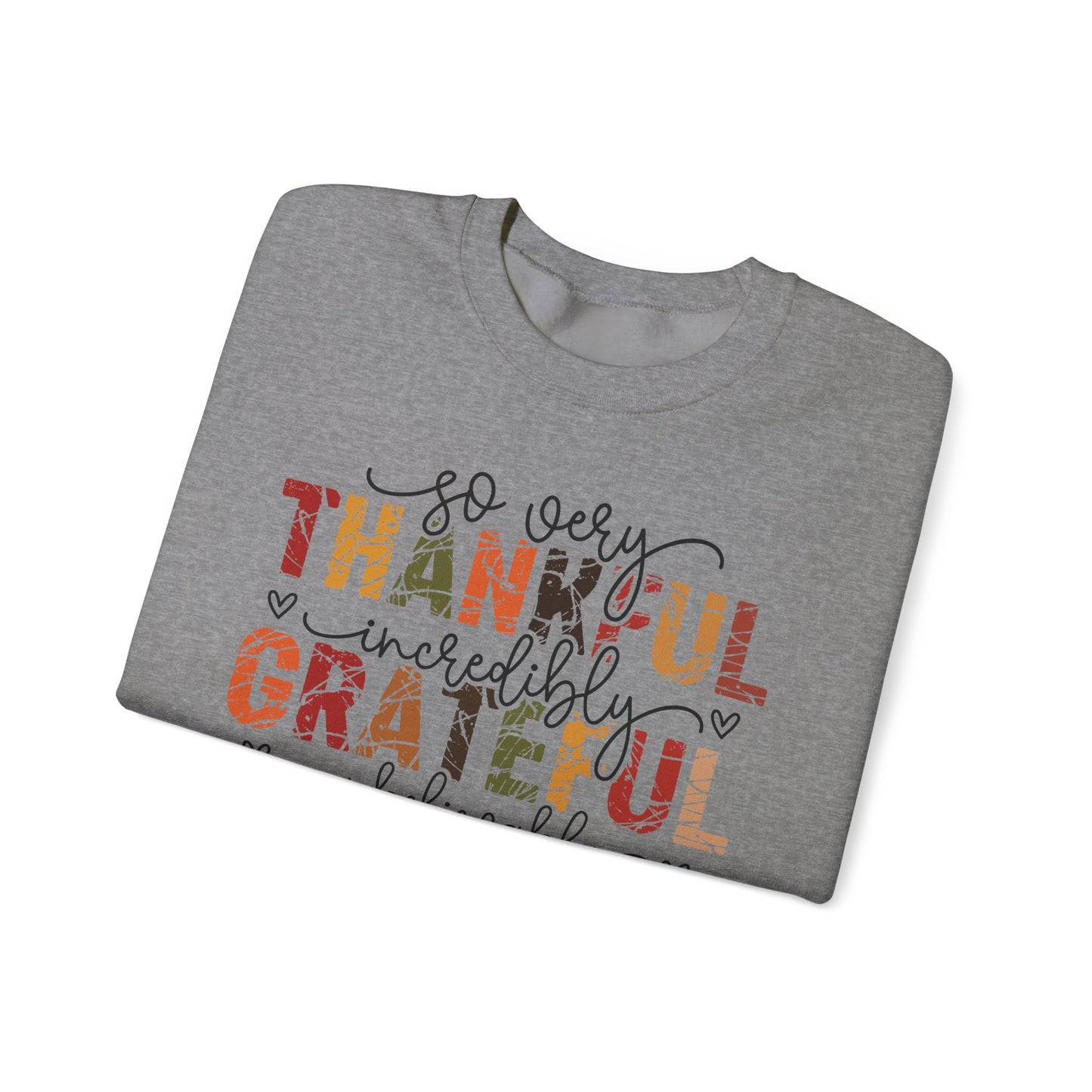 🤎✨ So Very Thankful, Incredibly Grateful, Unbelievably Blessed – Cozy Fall Sweatshirt 🍂🧡