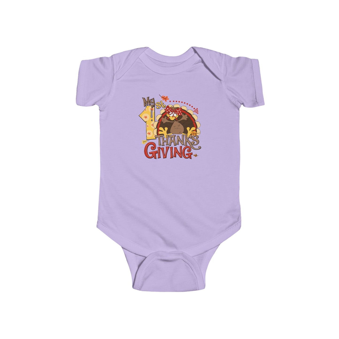 🦃🎀 My 1st Thanksgiving Baby Girl Onesie – Cute Turkey Holiday Outfit 🍂👶