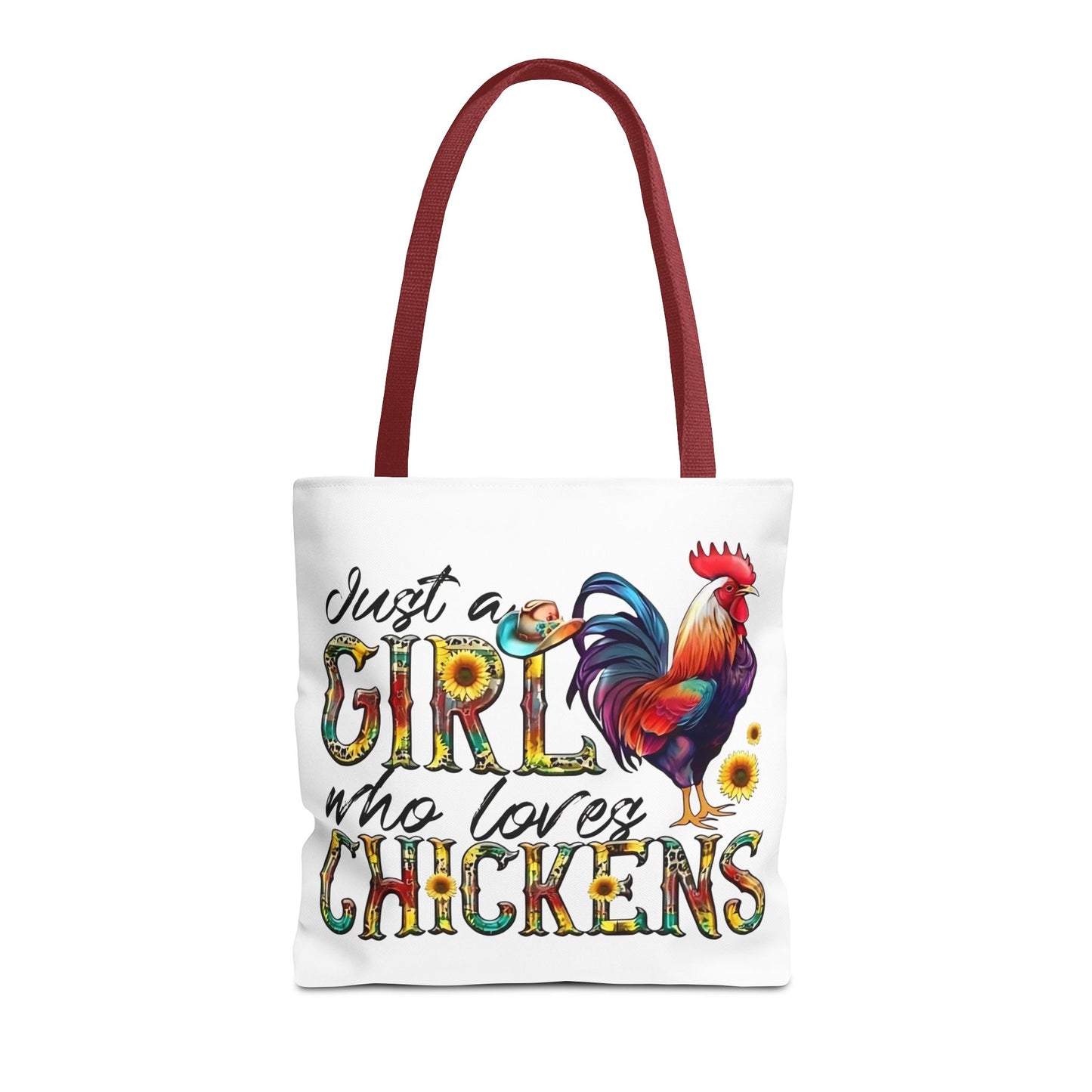 🐔 Solo una chica que ama las gallinas: Bolsa de tela estilo granja para amantes de las gallinas