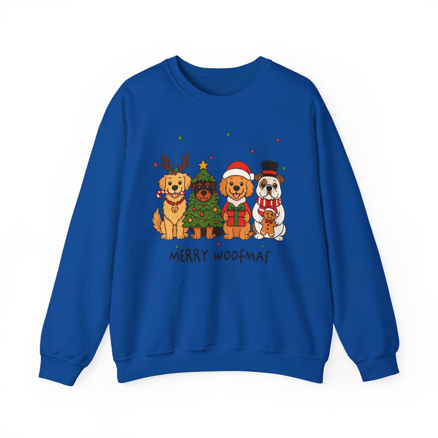 🐶🎄 Merry Woofmas Sweatshirt – Festive Dog Lovers Holiday Crewneck