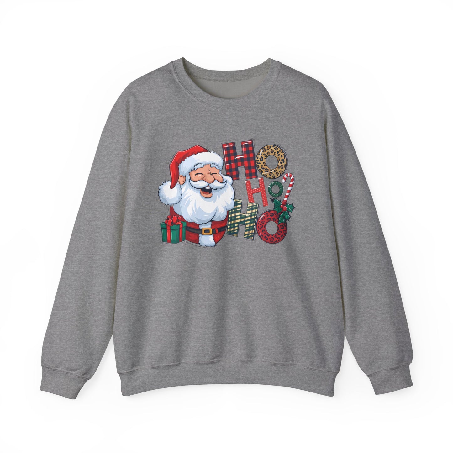 🎅✨ HO HO HO Santa Sweatshirt – Classic Holiday Cheer 🎄🎁