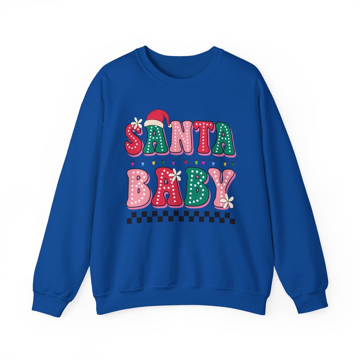 🎅✨ Santa Baby Retro Sweatshirt – Cute & Festive Holiday Style
