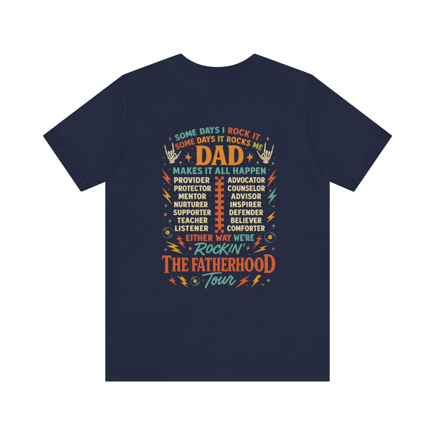 🎤 DAD TOUR – Camiseta divertida para papá inspirada en un concierto