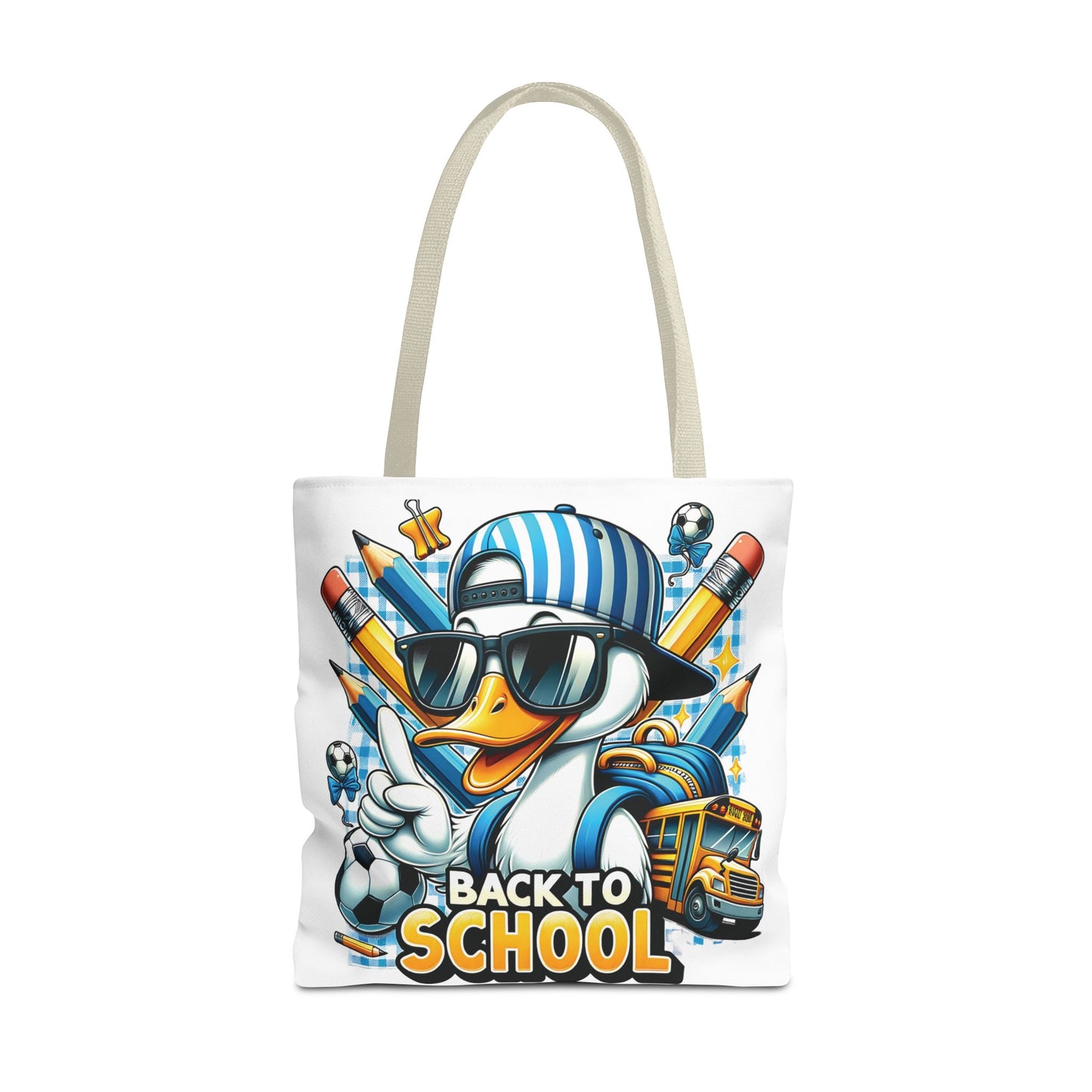 🦆 Cool Duck Back to School Tote – Waddle into the School Year in Style 🏫