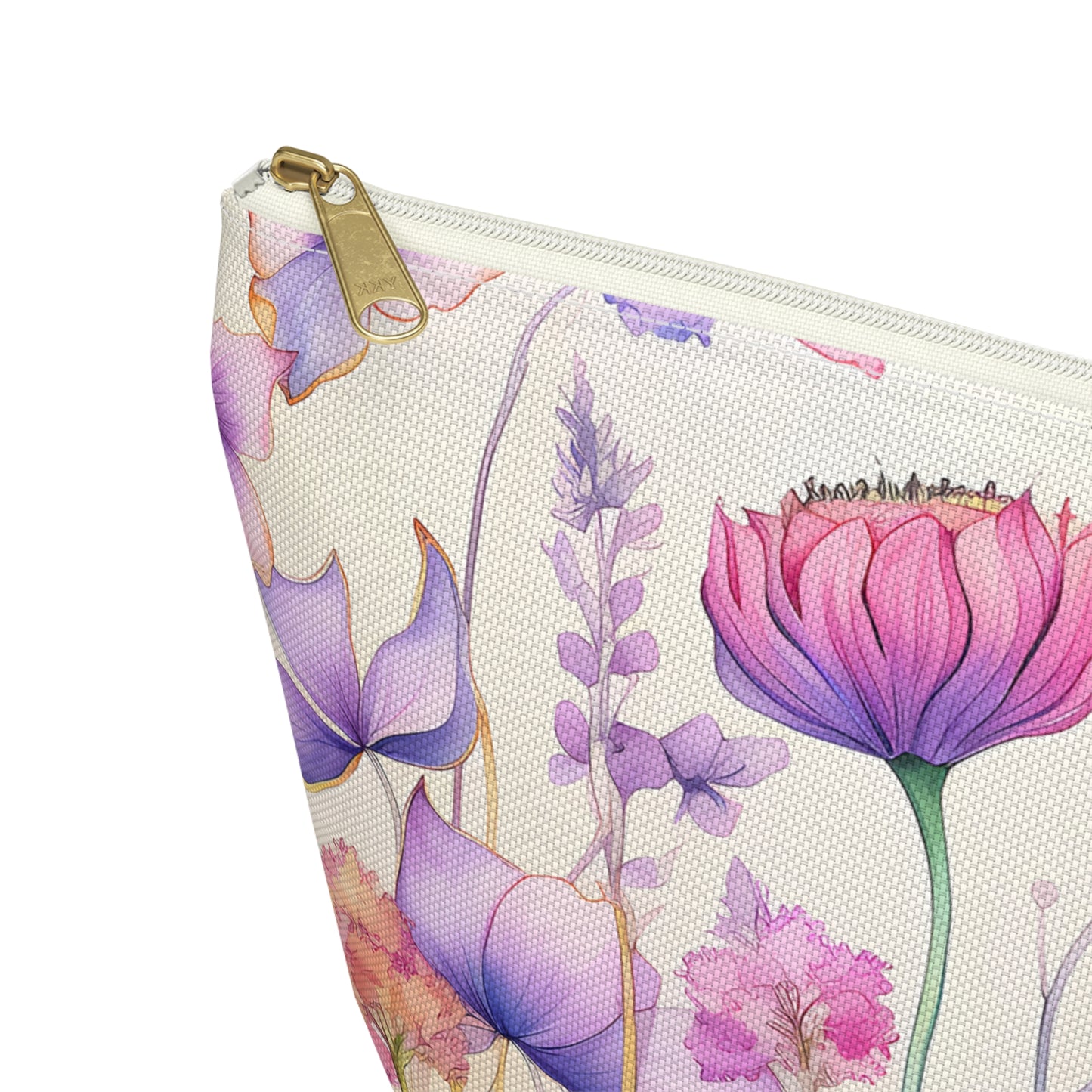 Accessory Pouch – Floral Garden Makeup Bag