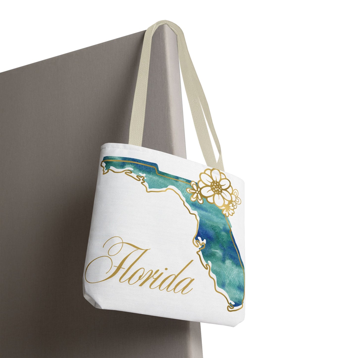 🌸 Florida State Floral Tote Bag – Elegant, Coastal & Practical 👜