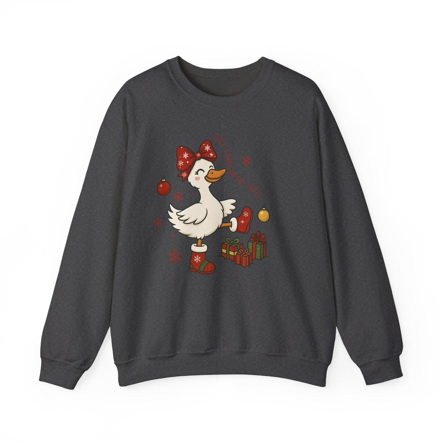 🪿🎁 Silly Goose on the Loose Sweatshirt – Whimsical Holiday Cheer ❄️✨